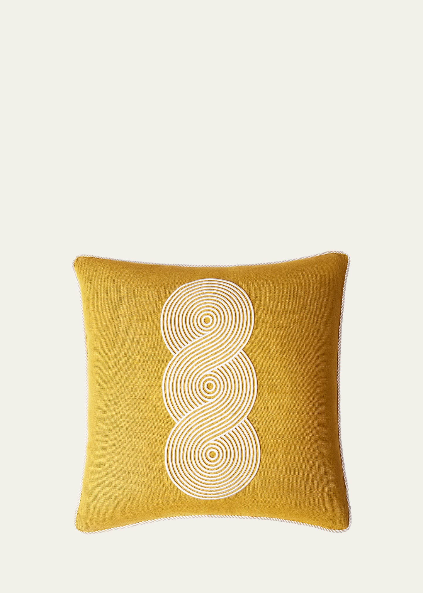 Jonathan Adler Pompidou Loops Pillow, Ochre
