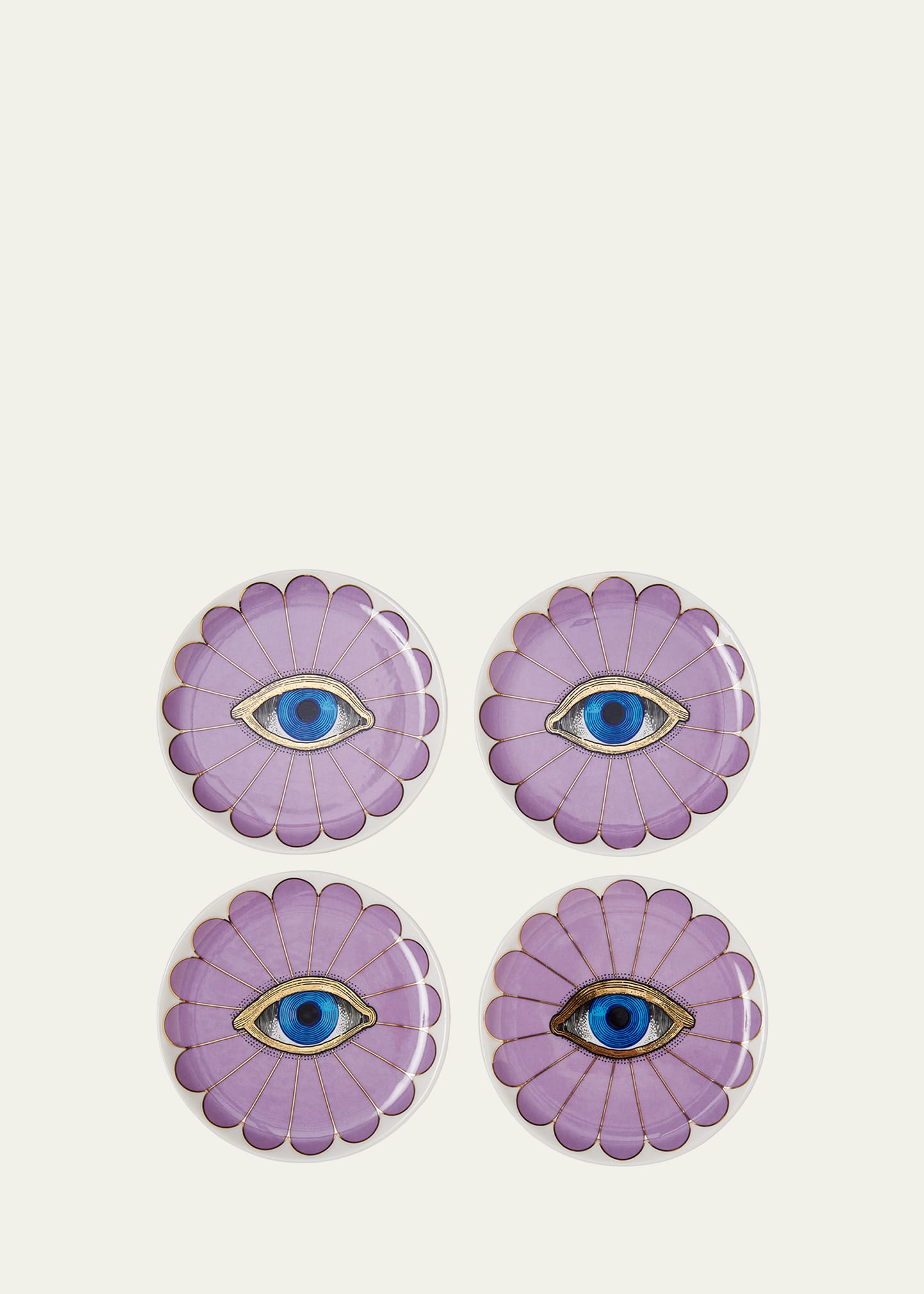 Fleur Coasters Purple