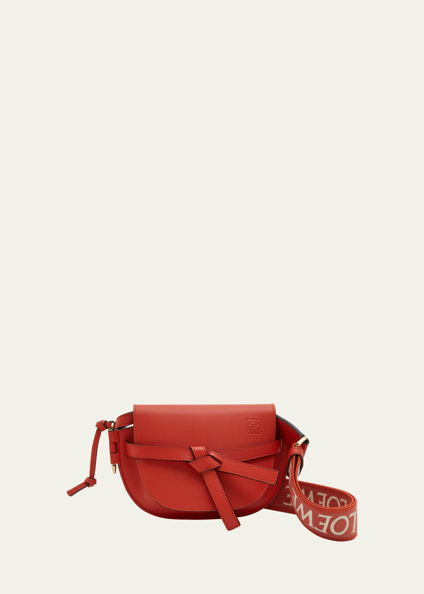 Loewe Gate Dual Mini Crossbody Bag In 5557 Sunrise Oran