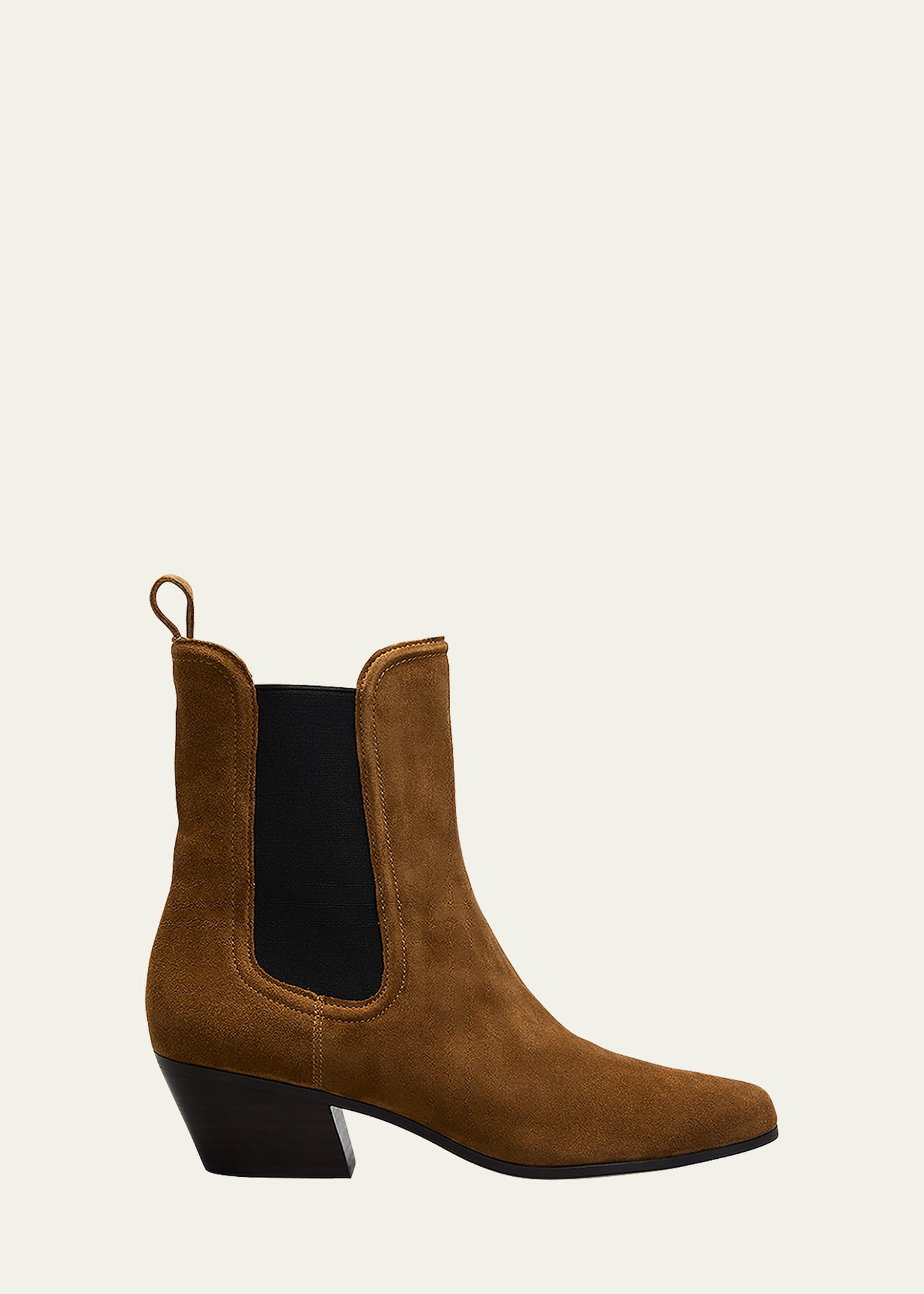 Lada Suede Chelsea Ankle Booties