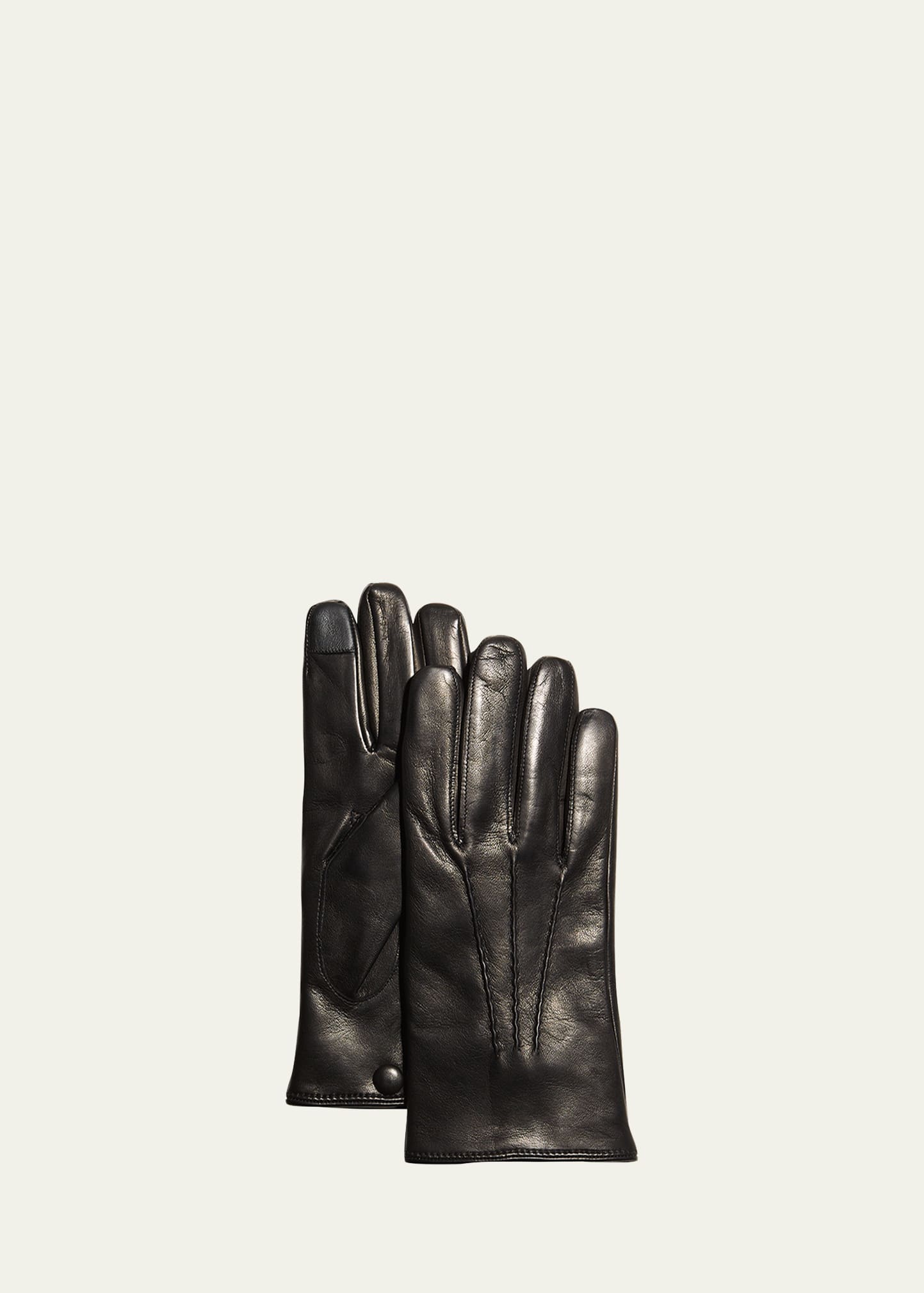 Guanti Giglio Fiorentino Men's Napa Snap Touchscreen Gloves