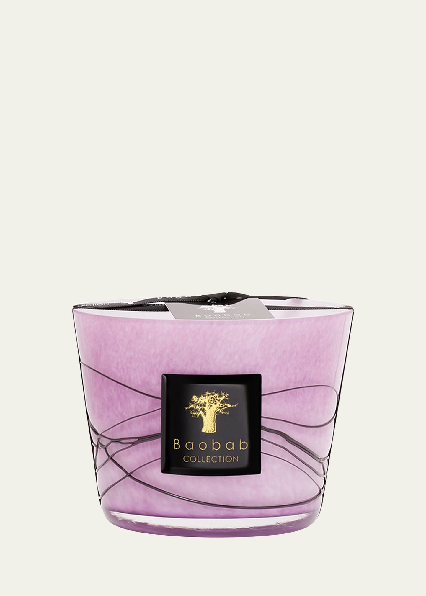 Baobab Collection Max 10 Filo Viola Scented Candle In Mauve/blk