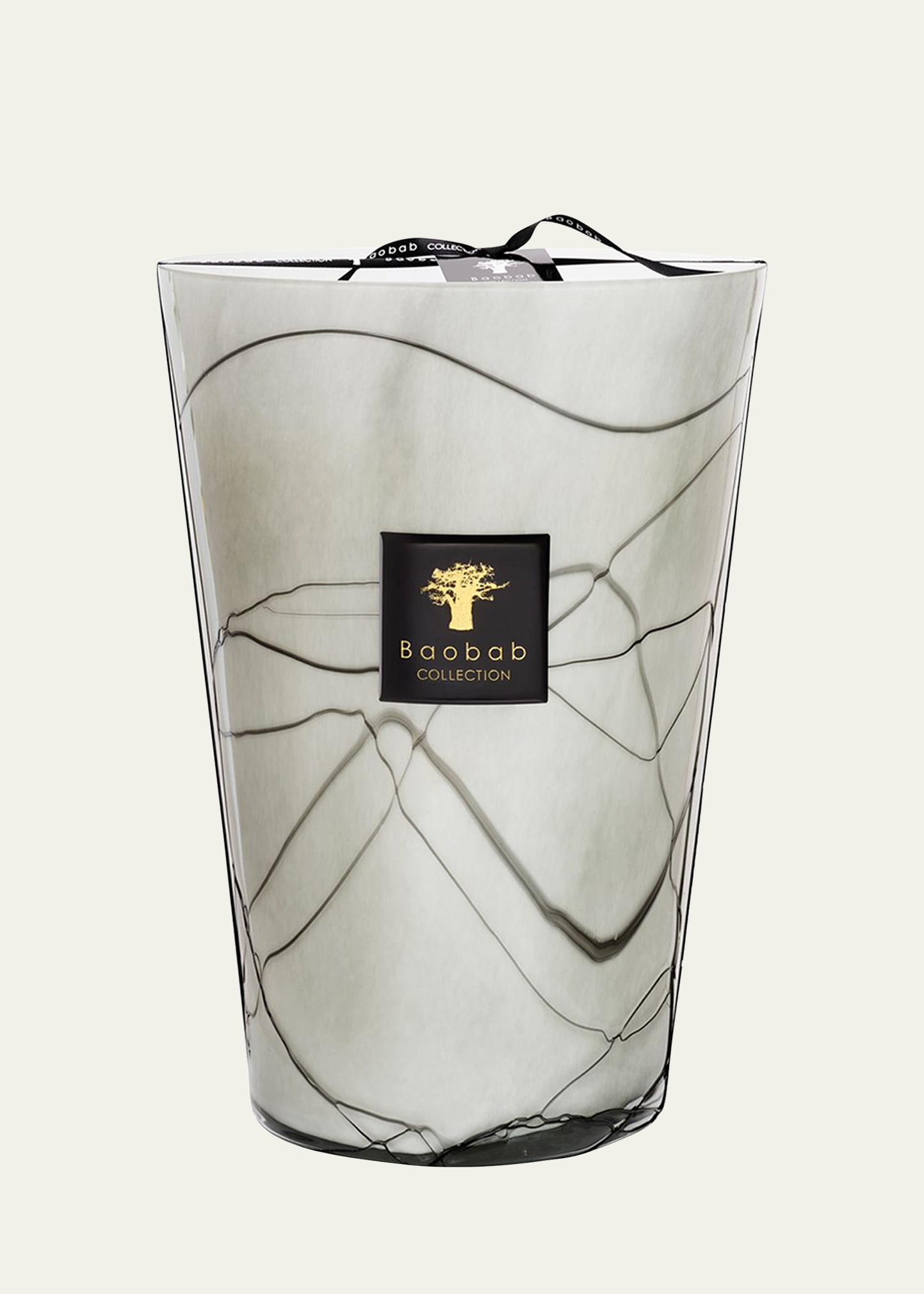 Baobab Collection Max 35 Filo Grigio Scented Candle In Gray/blk