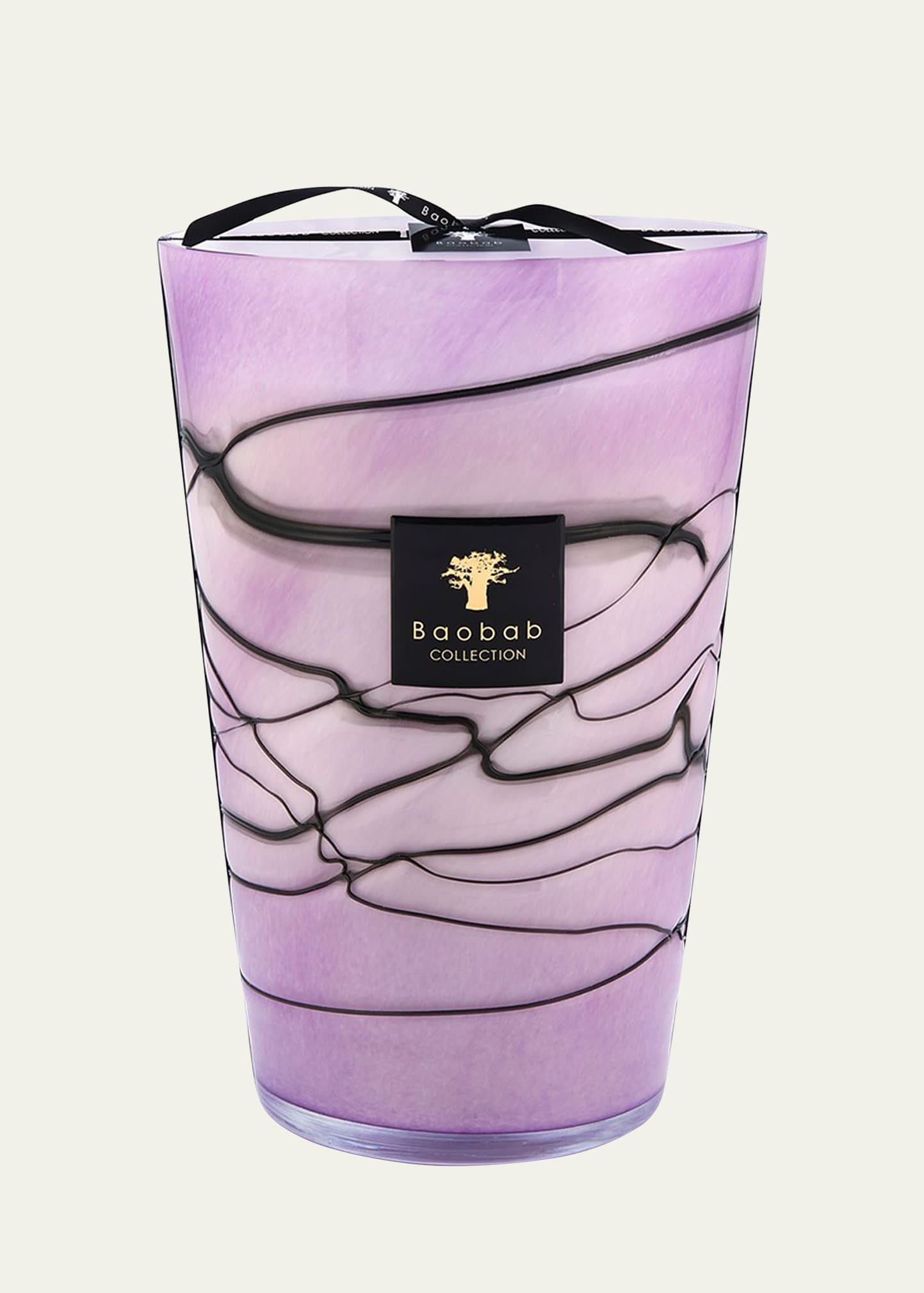 Baobab Collection Max 35 Filo Viola Scented Candle In Mauve/blk