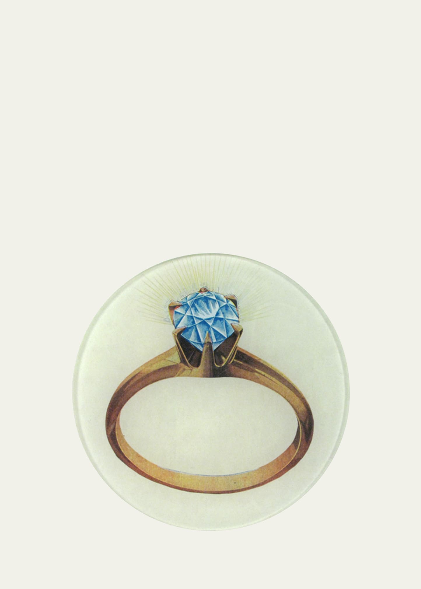 Diamond Ring Decorative Plate