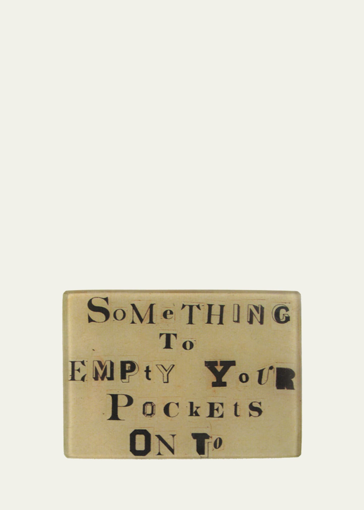 John Derian Empty Pockets Tiny Decorative Tray In Neutral