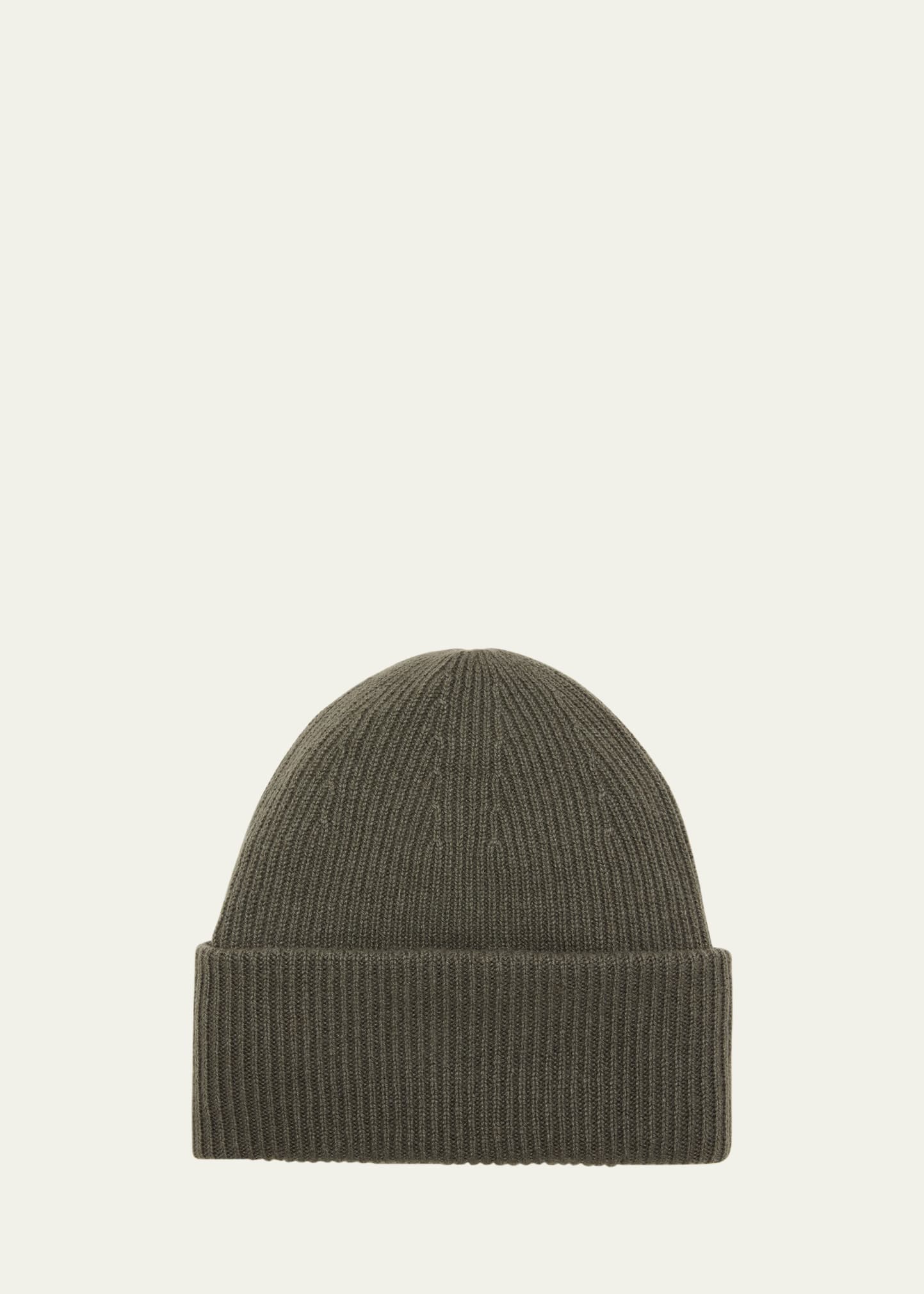 Lisa Yang Stockholm Ribbed Cashmere Beanie In Fern