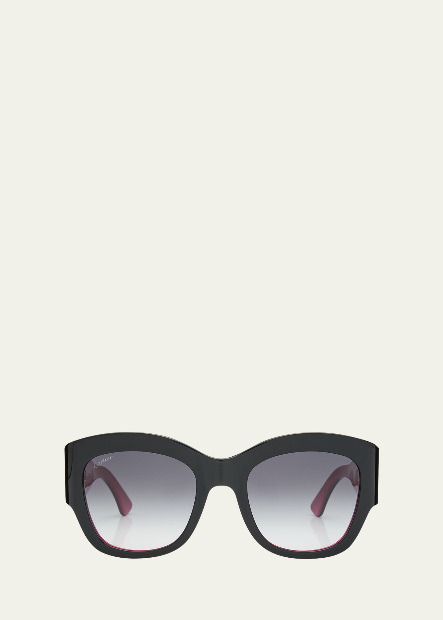 Oversized Acetate Cat-Eye Sunglasses