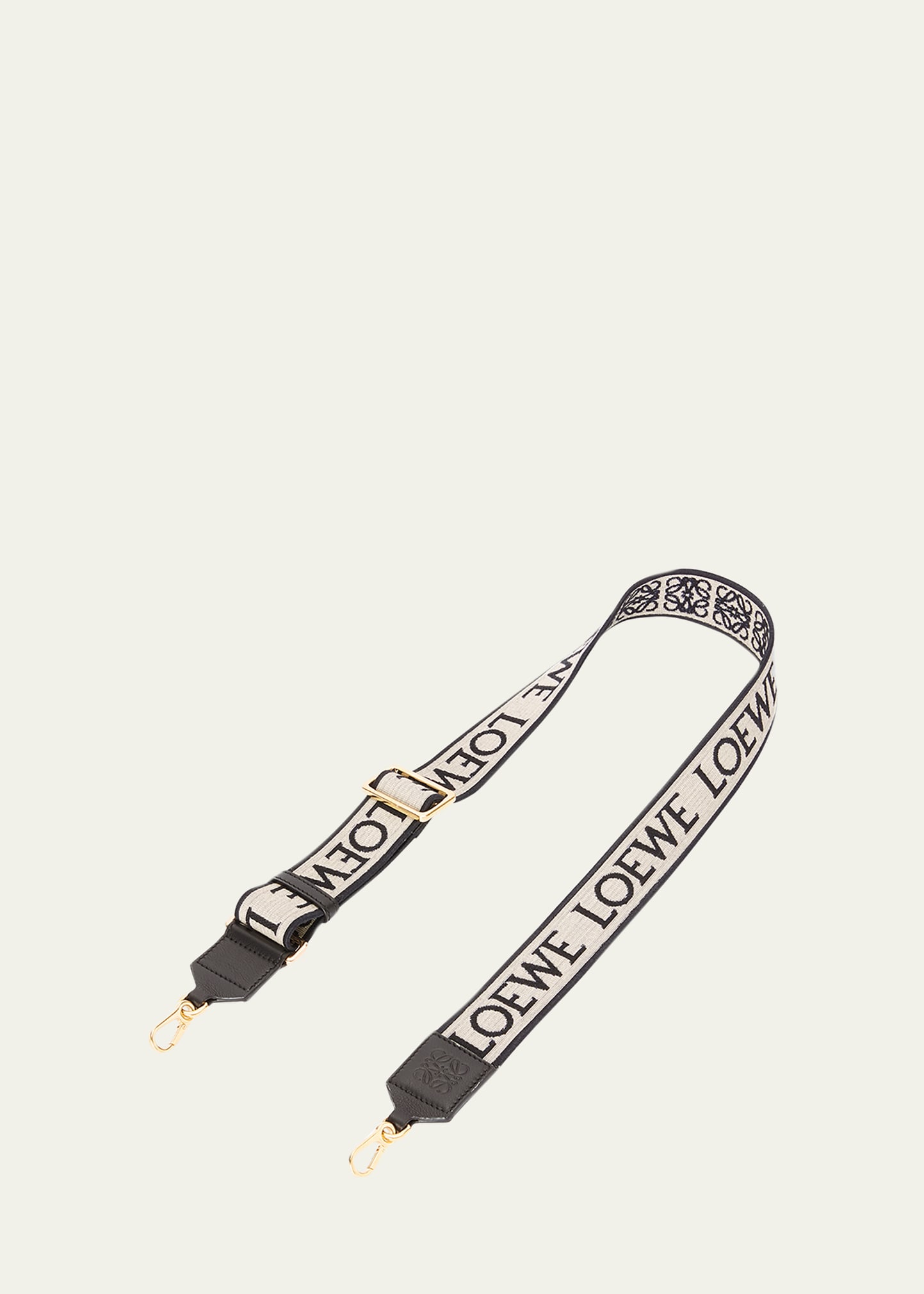 Anagram Strap in Jacquard and Leather