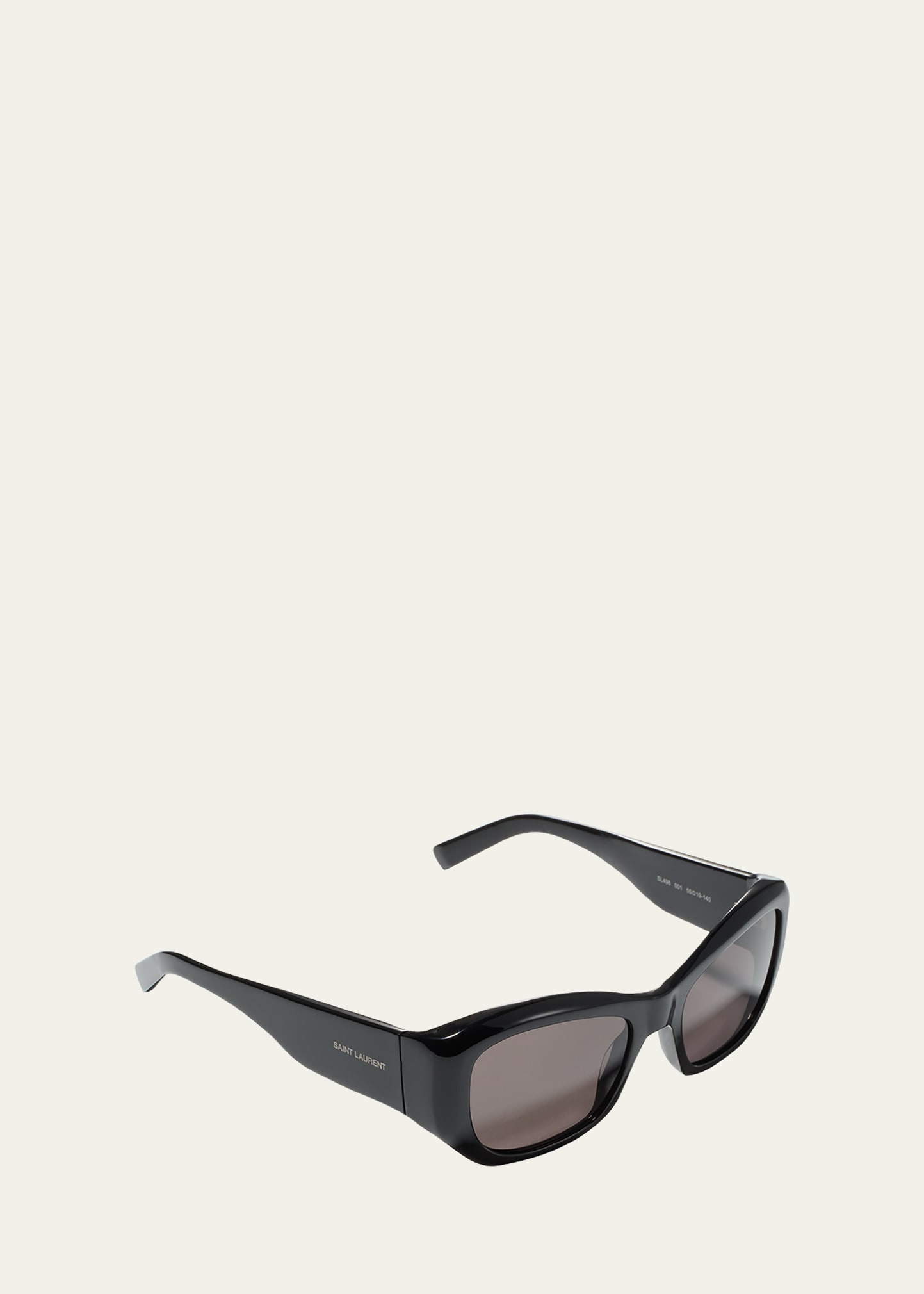 lenshop on X: Saint Laurent's black acetate sunglasses have a cat