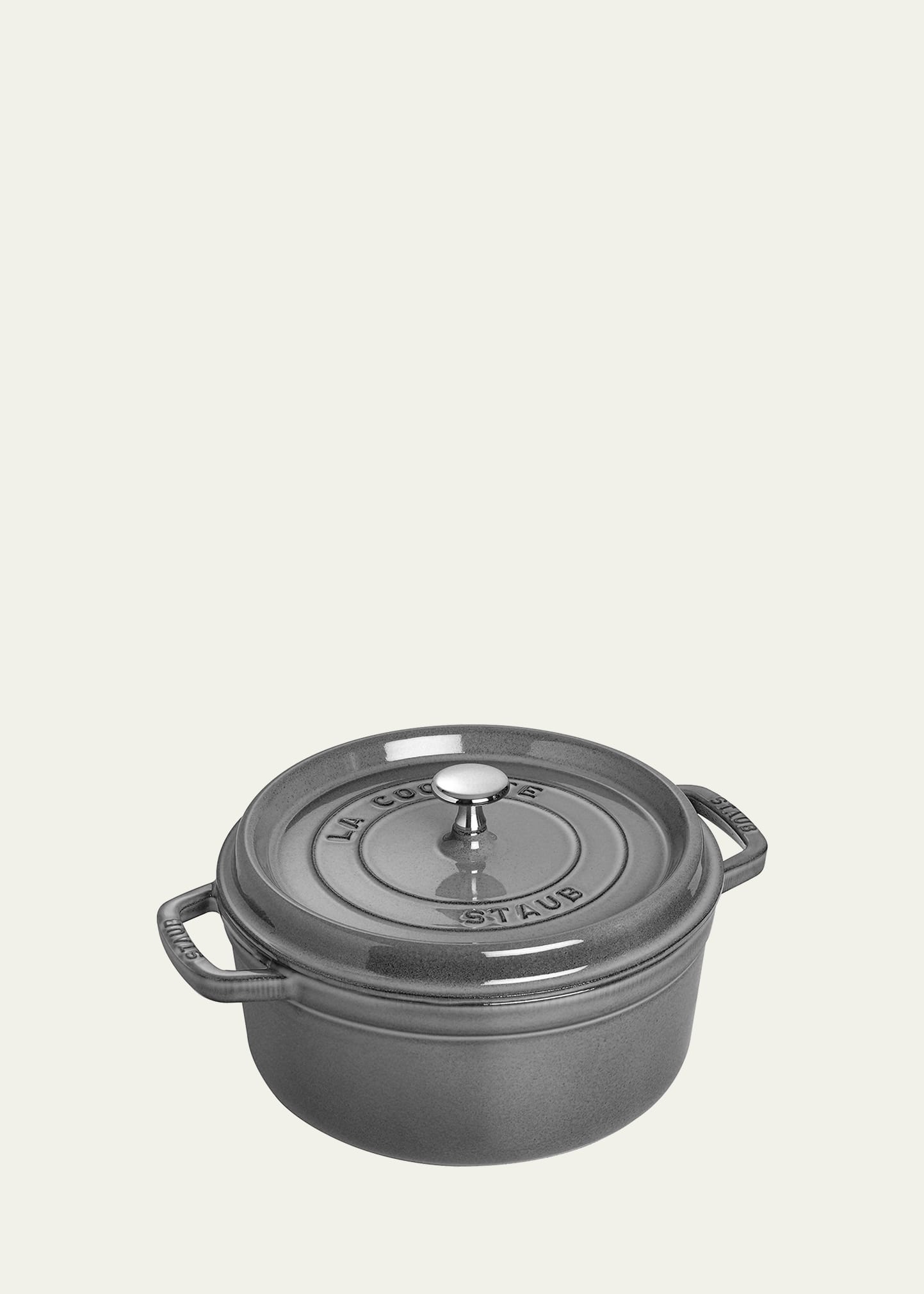 Staub 4qt. Cast Iron Round Cocotte ModeSens
