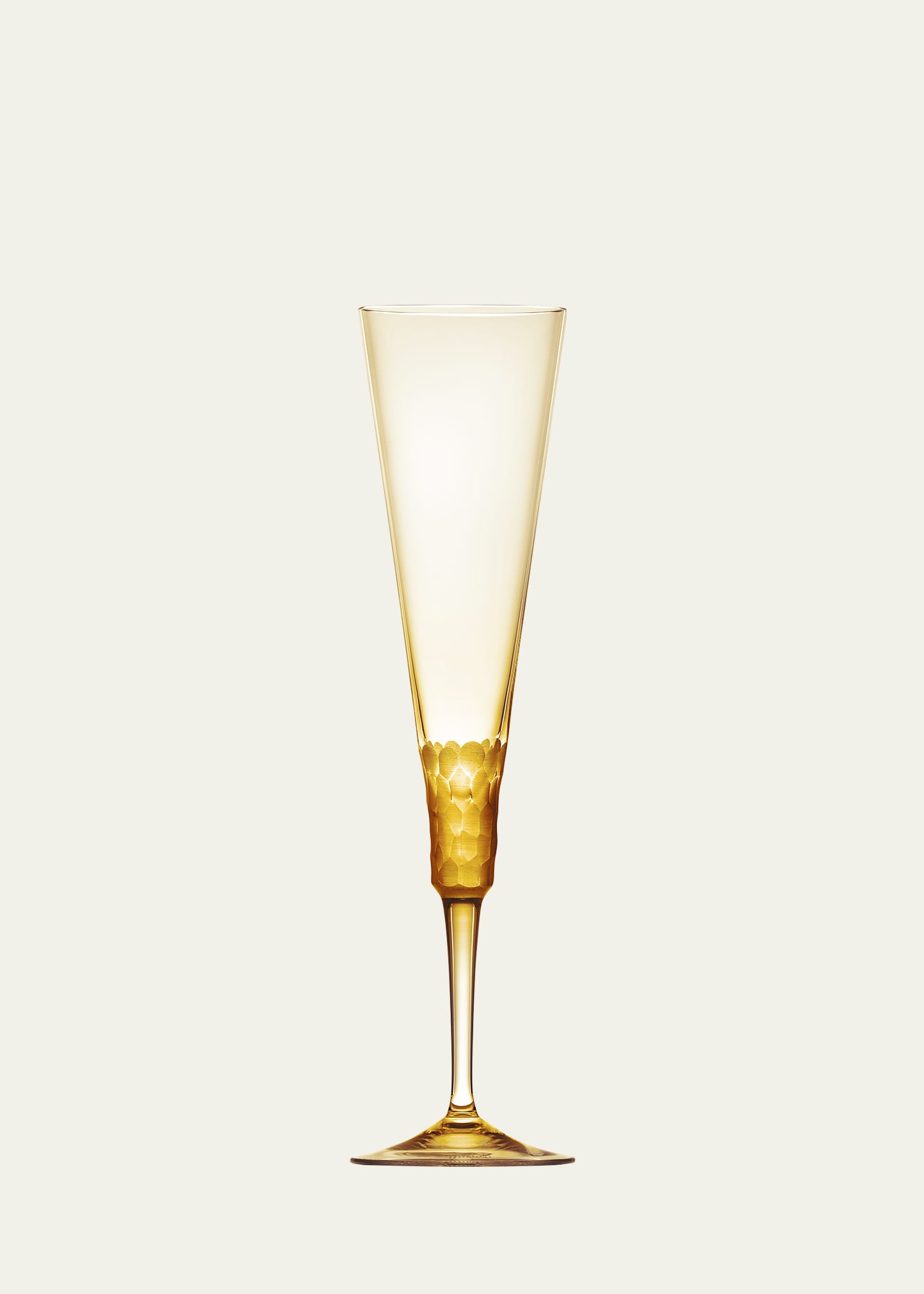 Moser Pebbles Champagne Flute In Topaz
