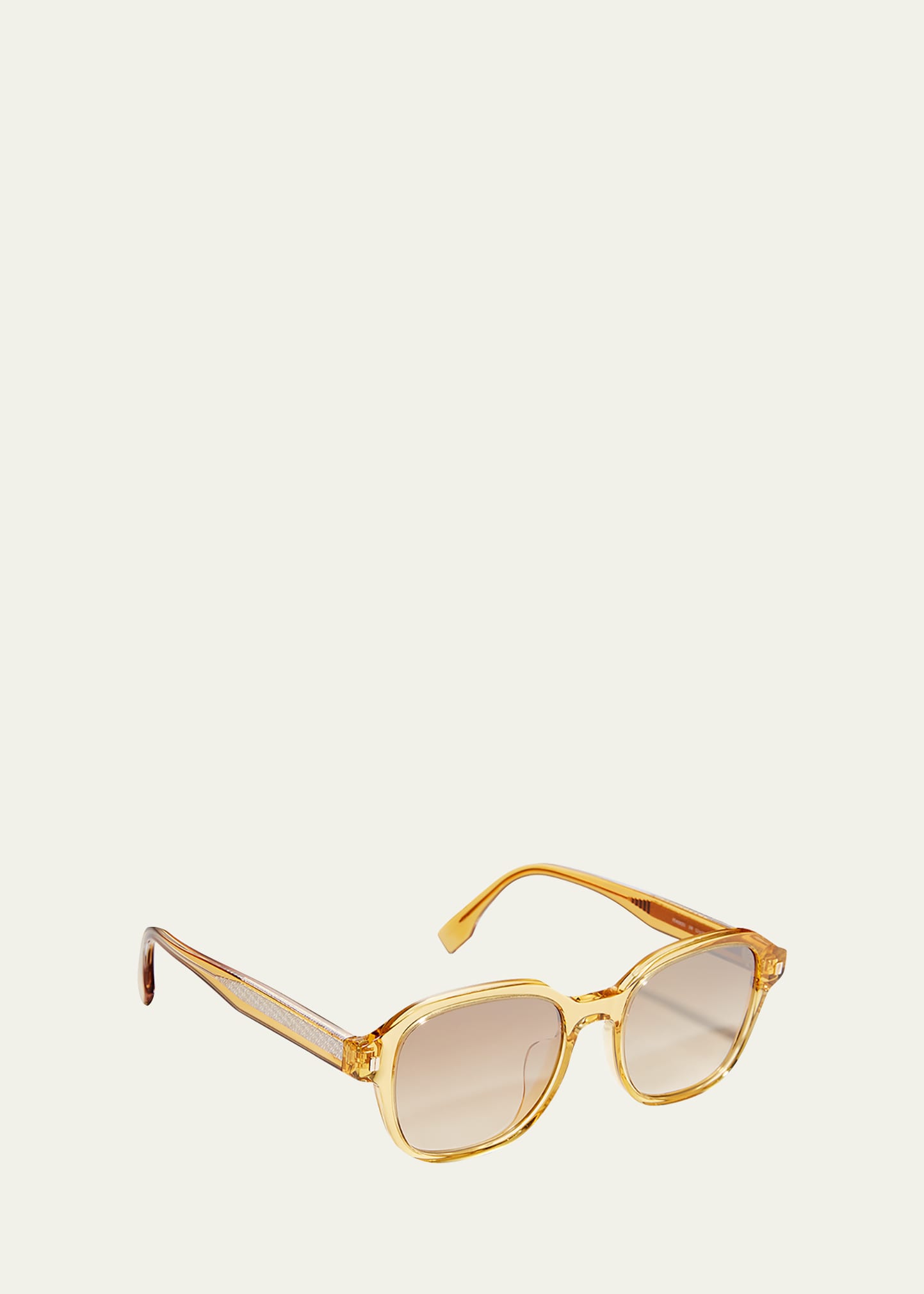 Fendi Men's Monogram Lens Metal Round Sunglasses - Bergdorf Goodman