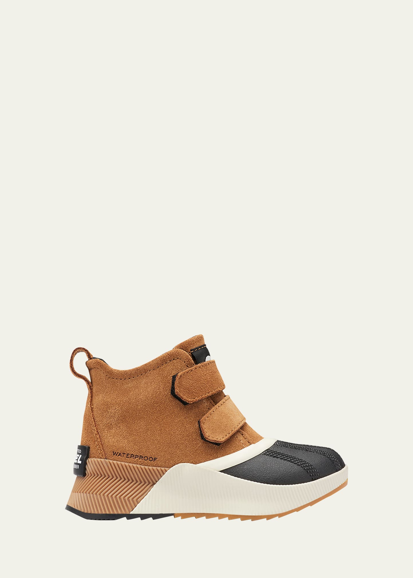 Sorel Kid's Out N About Waterproof Grip-strap Boots, Toddler/kids In Camel Brown