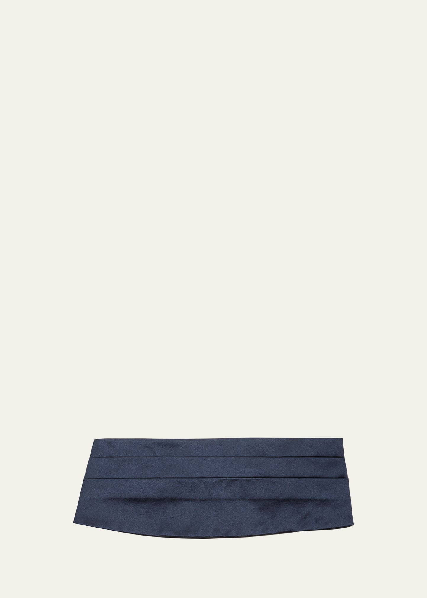 Brunello Cucinelli Men's Pleated Tuxedo Cummerbund In Night