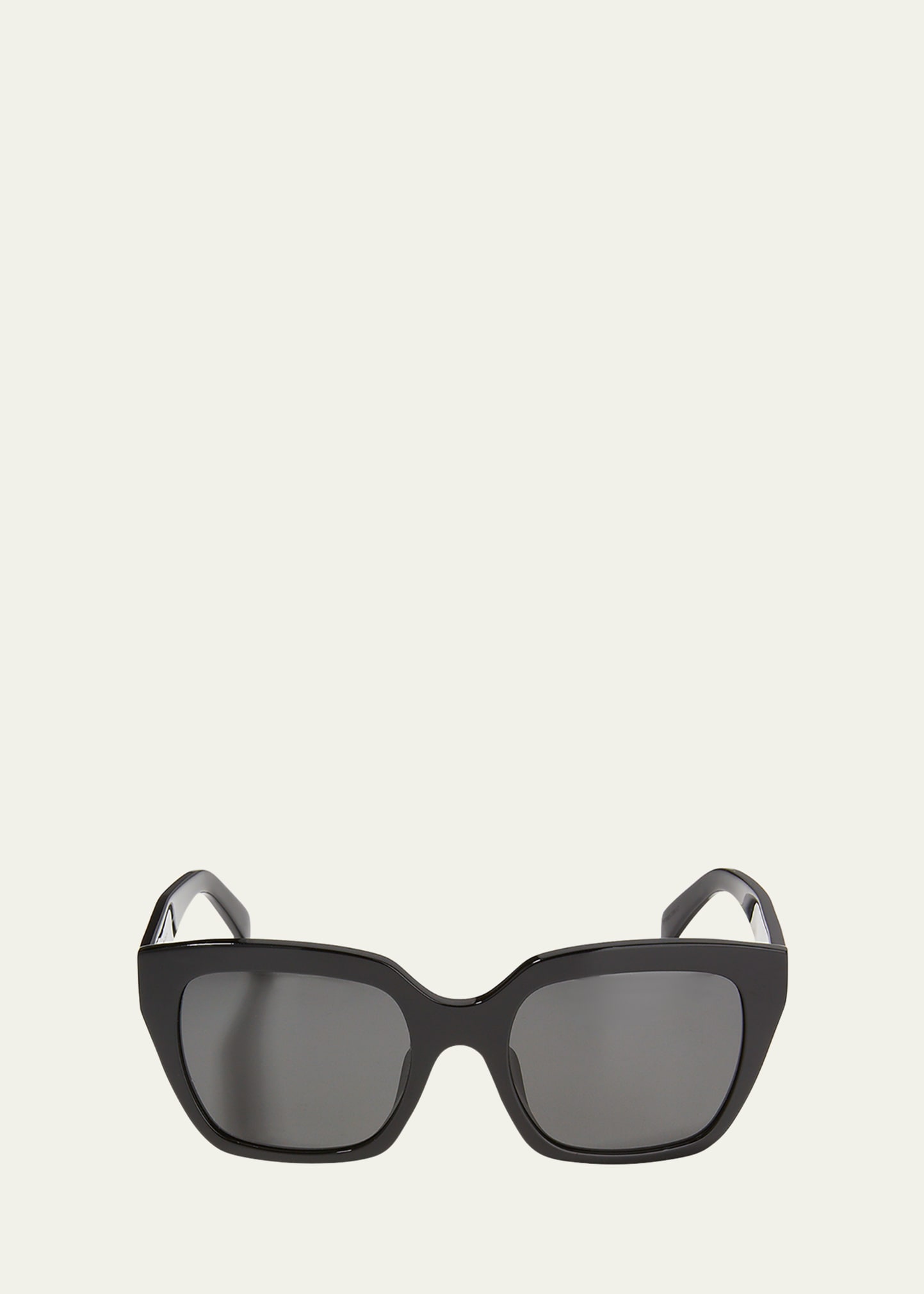 Celine Square Acetate Sunglasses In Black