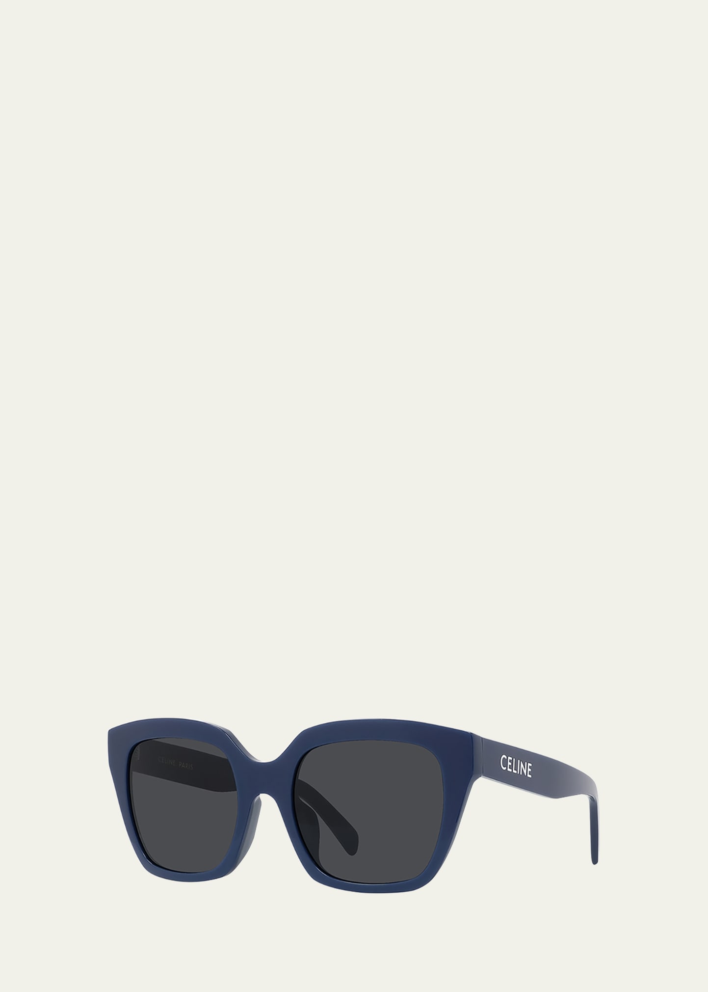 Celine Square Acetate Sunglasses In 90a Black