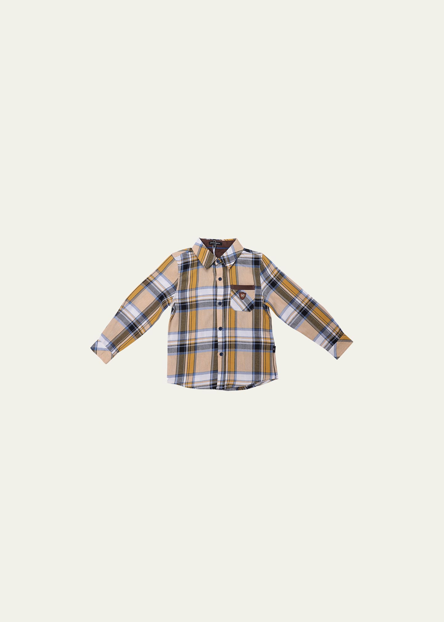 Island Kids & Kids Isle Boy's Check Print Shirt, Size 4-12