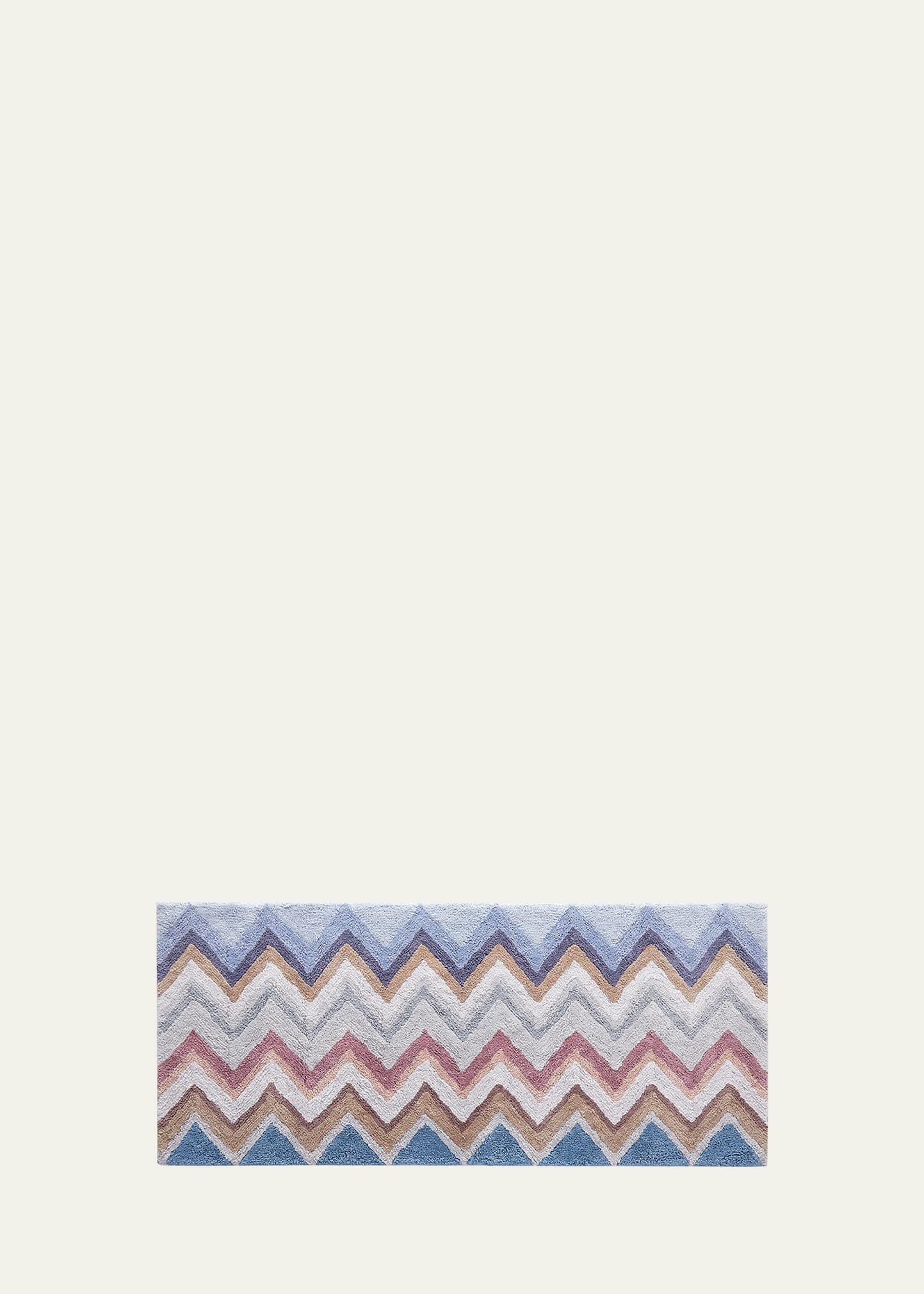 Missoni Amone Chevron Bath Mat In Nero Multi