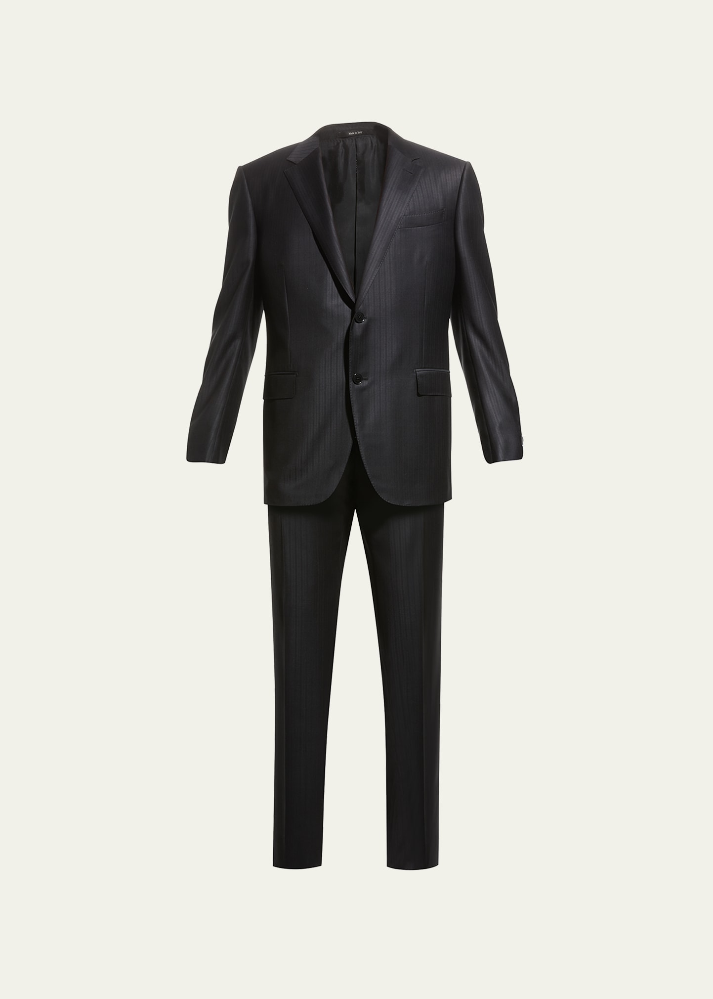 ZEGNA MEN'S TONAL STRIPE WOOL SUIT