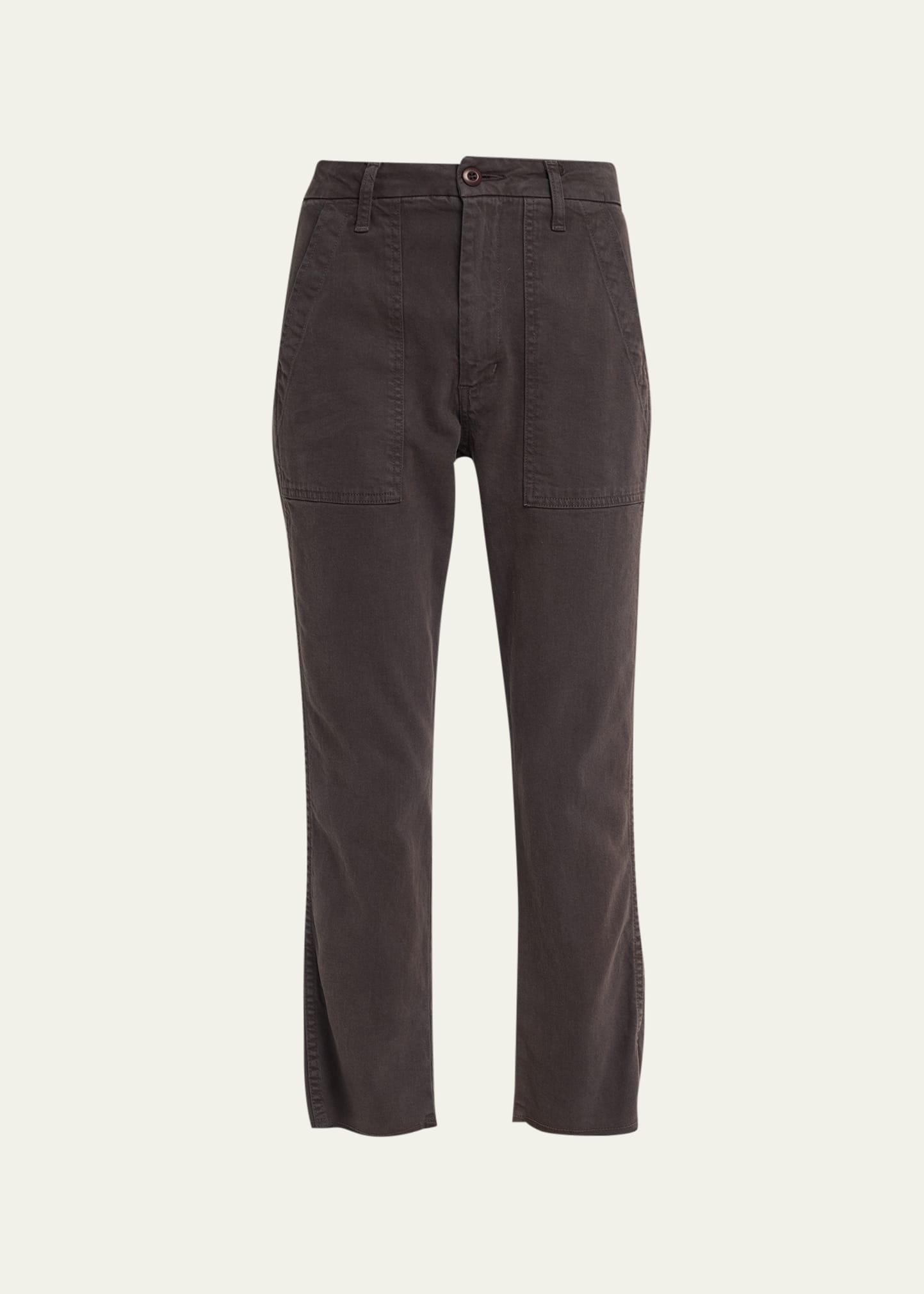 Amo Denim Easy Army Trouser In Washed Black