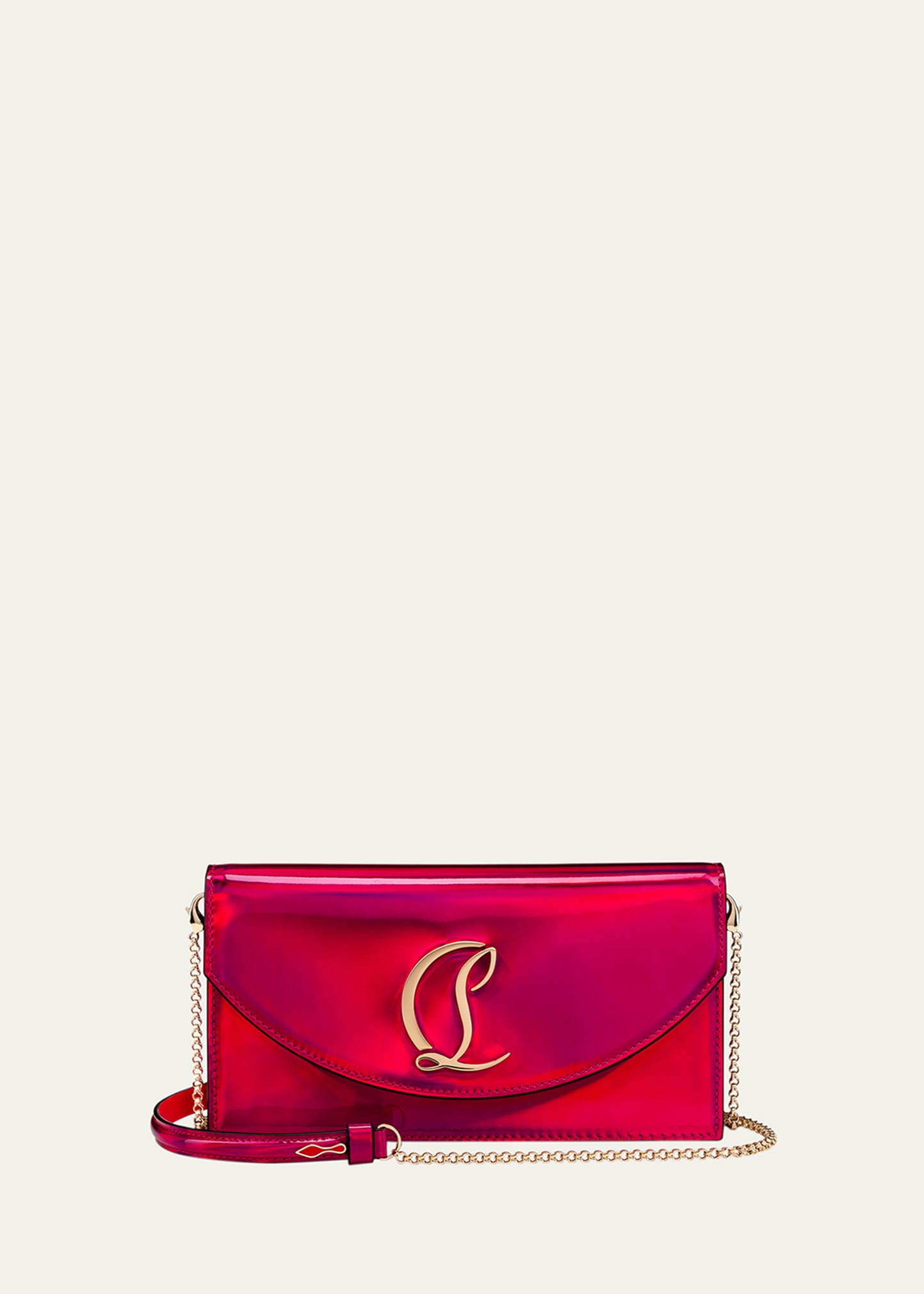 Christian Louboutin, Loubi54 psychic pink clutch