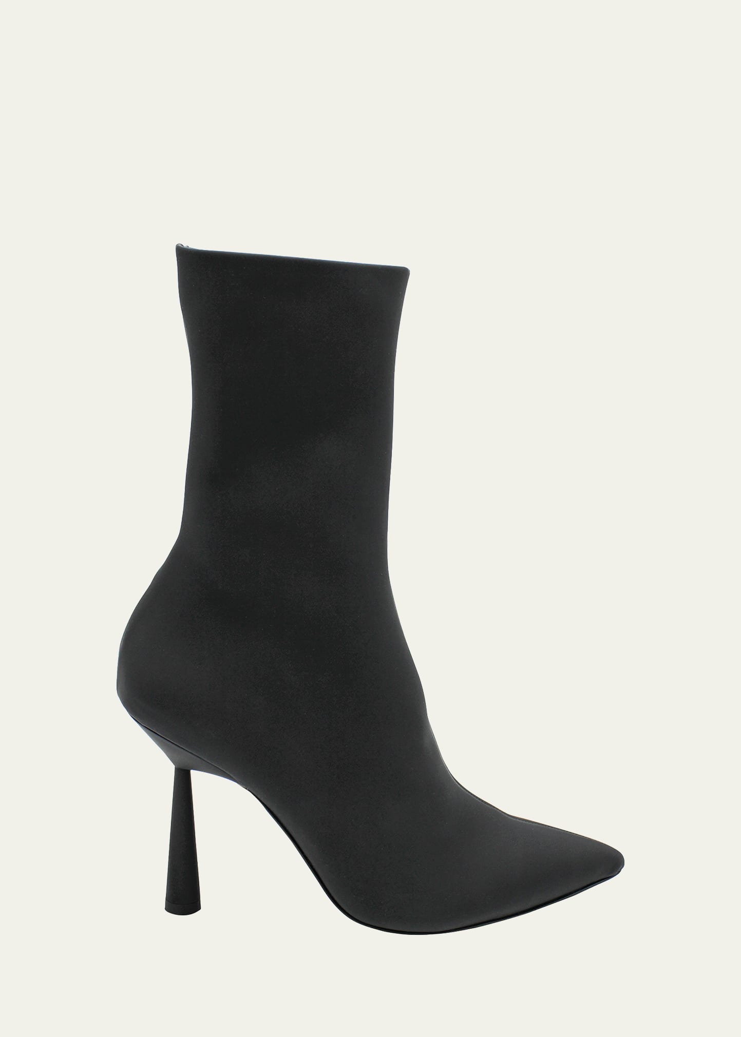 GIA/RHW 100mm Pointed Faux-Leather Booties