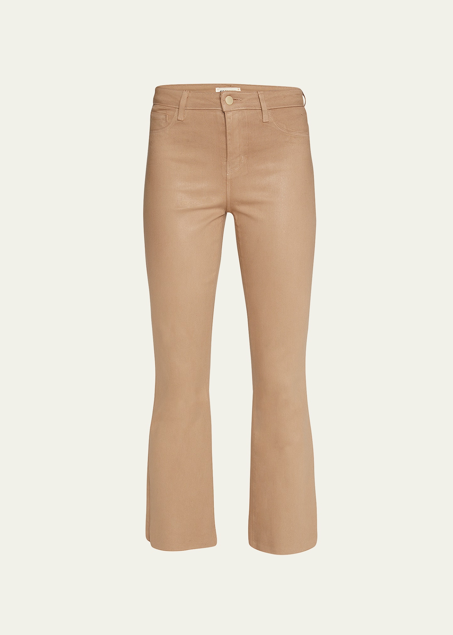 Kendra High-Rise Crop Flare Jeans