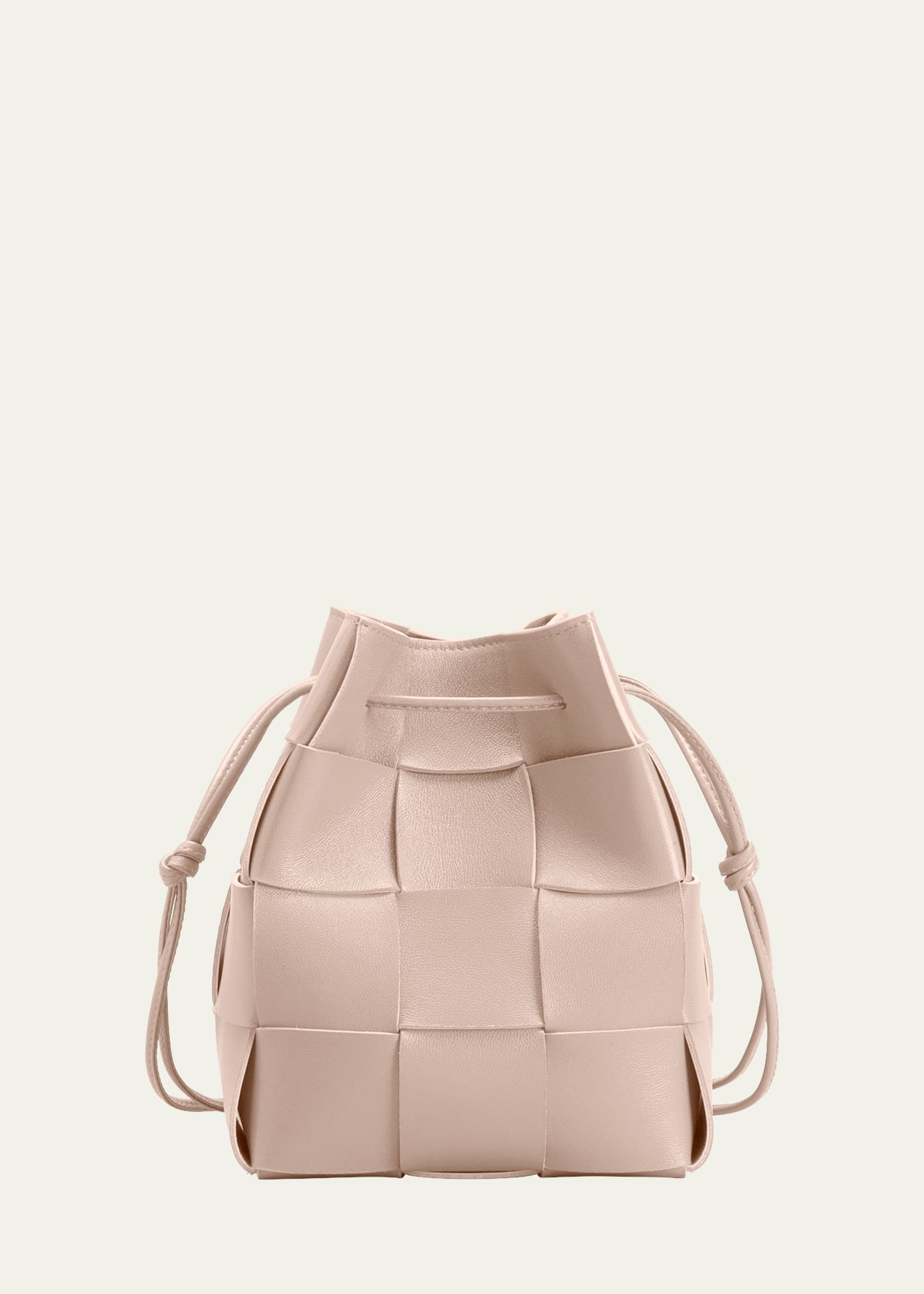 Bottega Veneta Cassette Intrecciato Leather Bucket Bag In Melon