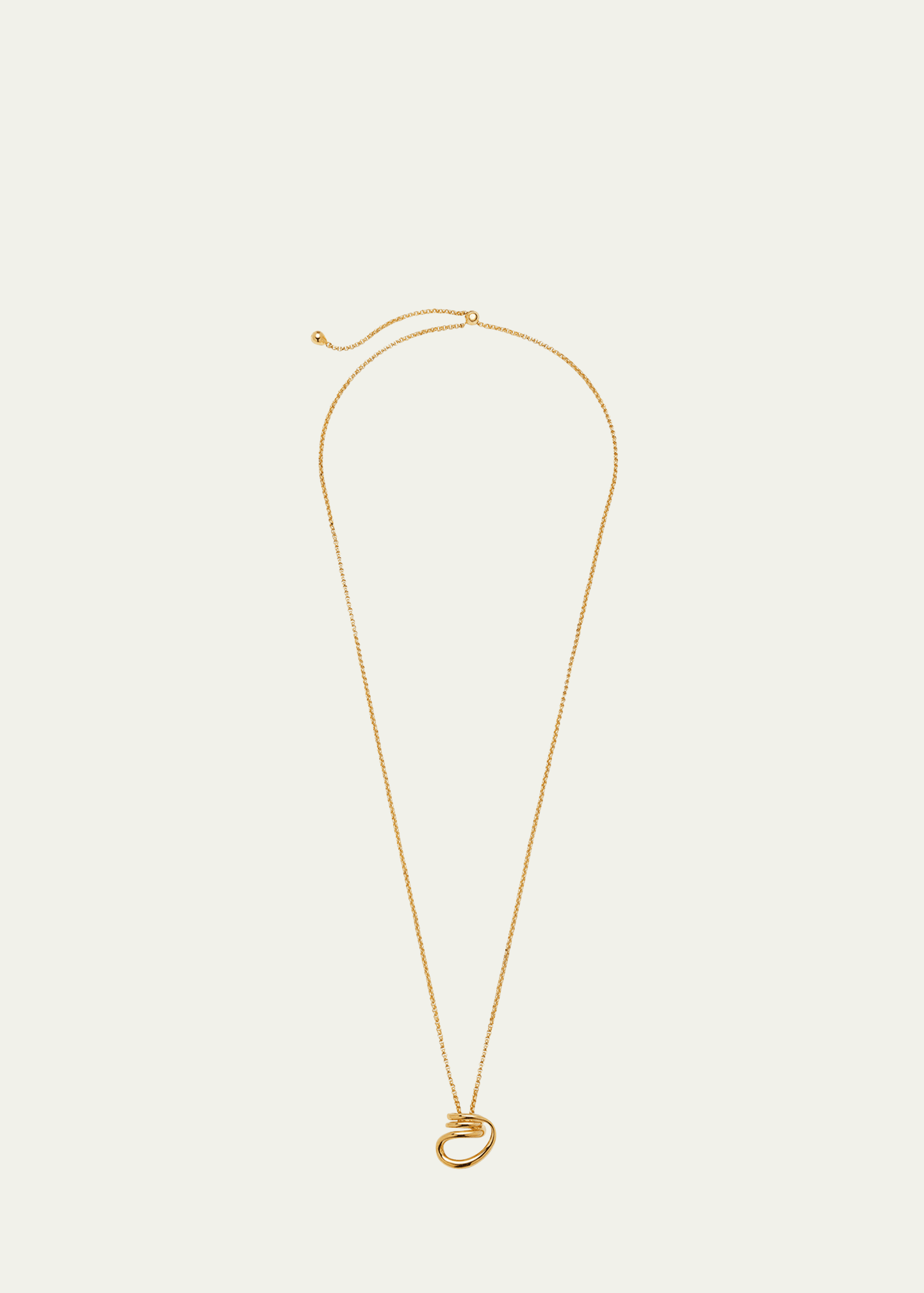 Round Trip Long Pendant Necklace