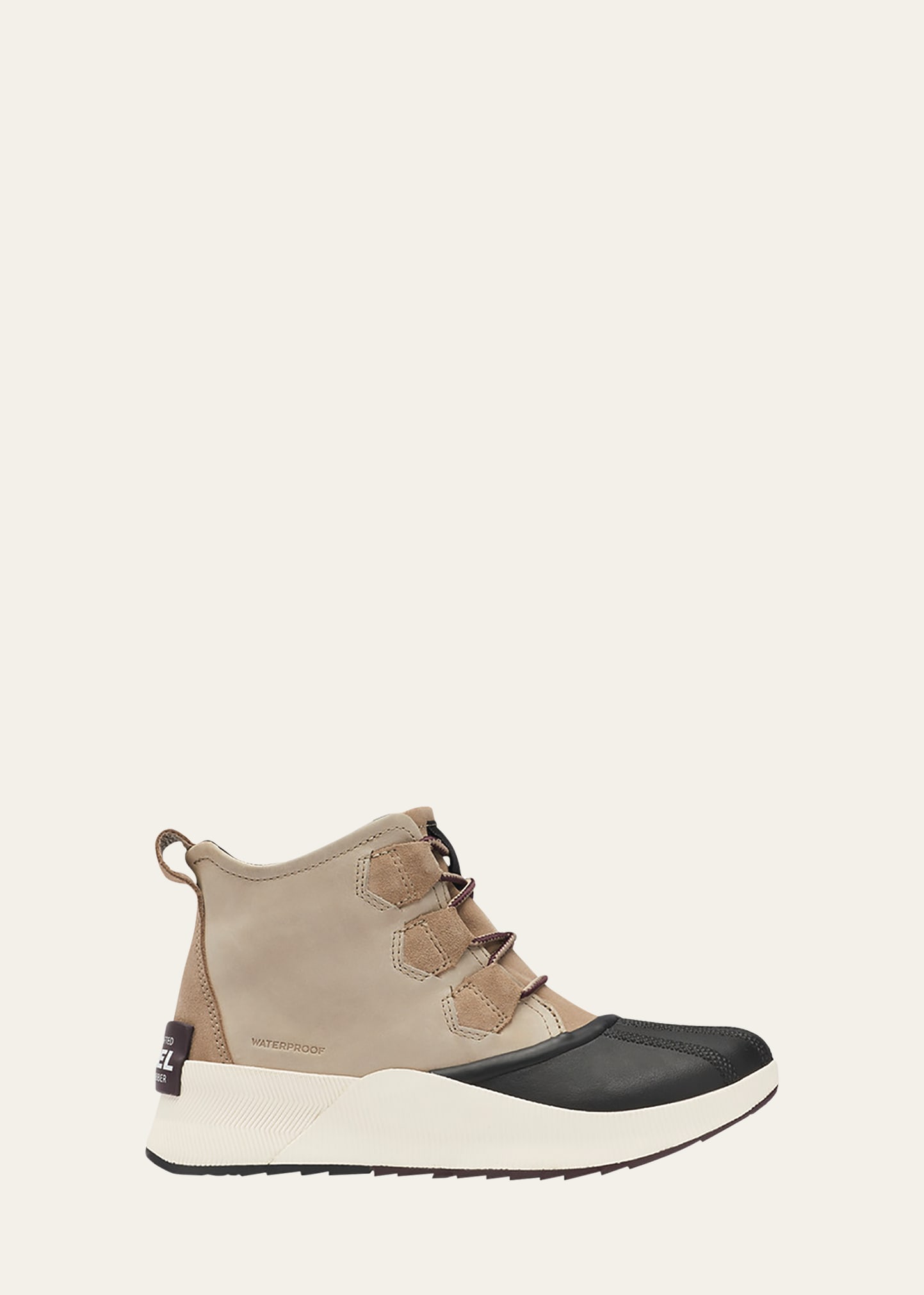 ONA mixed Leather Lace-Up Sport Booties