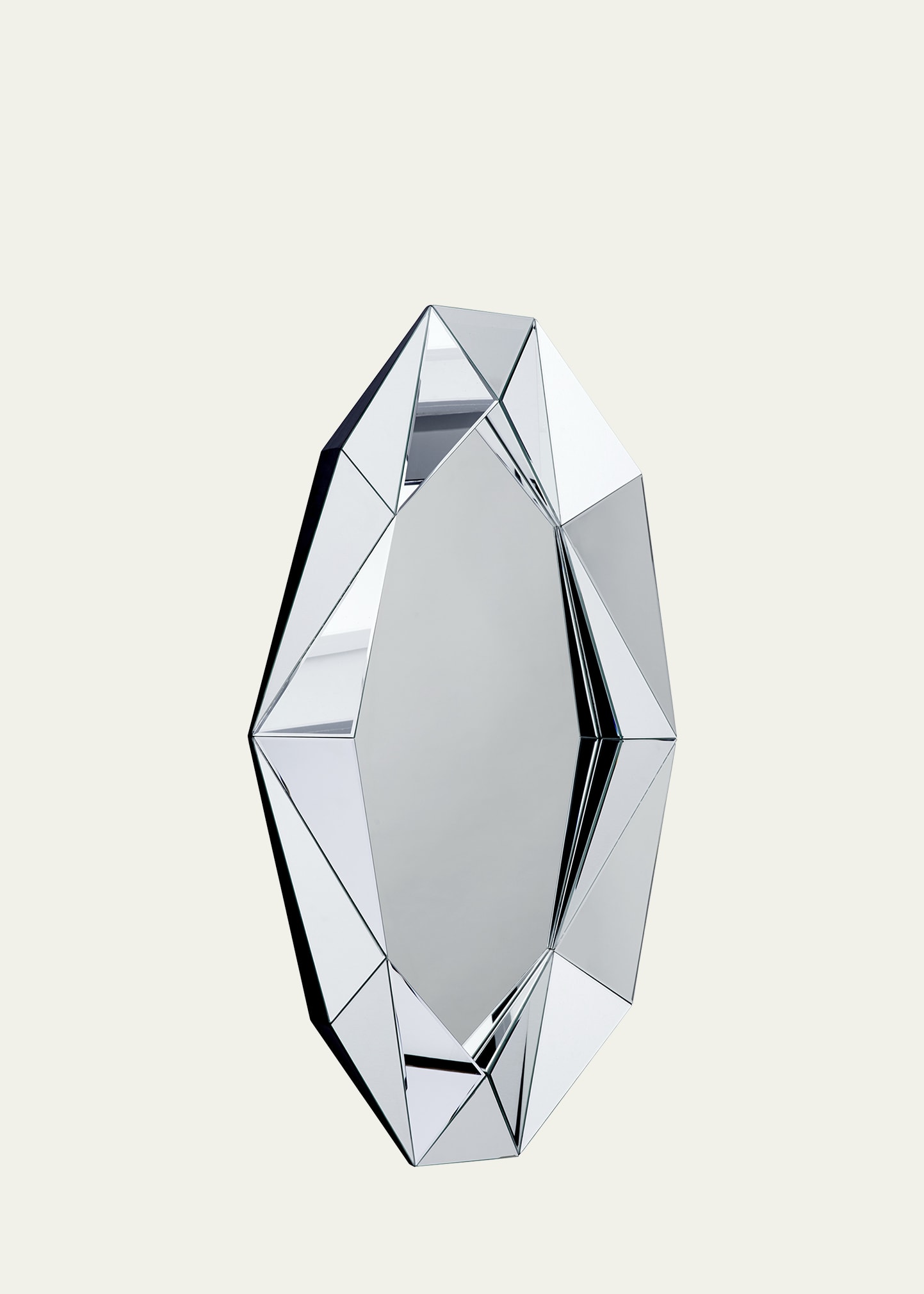 Reflections Copenhagen Xl Silver Diamond Mirror In Asst