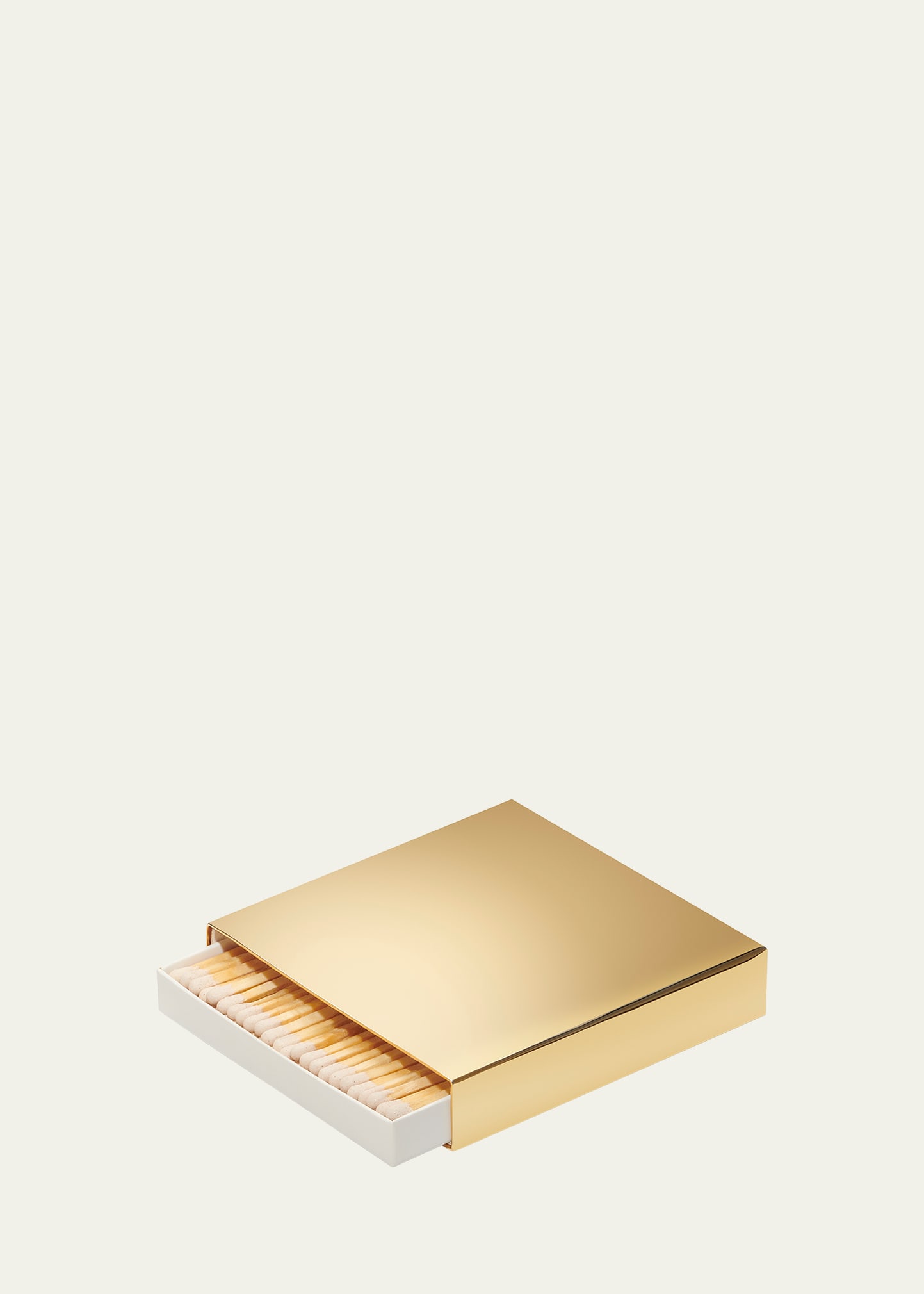 Aerin Square Match Sleeve With Matches In Gold