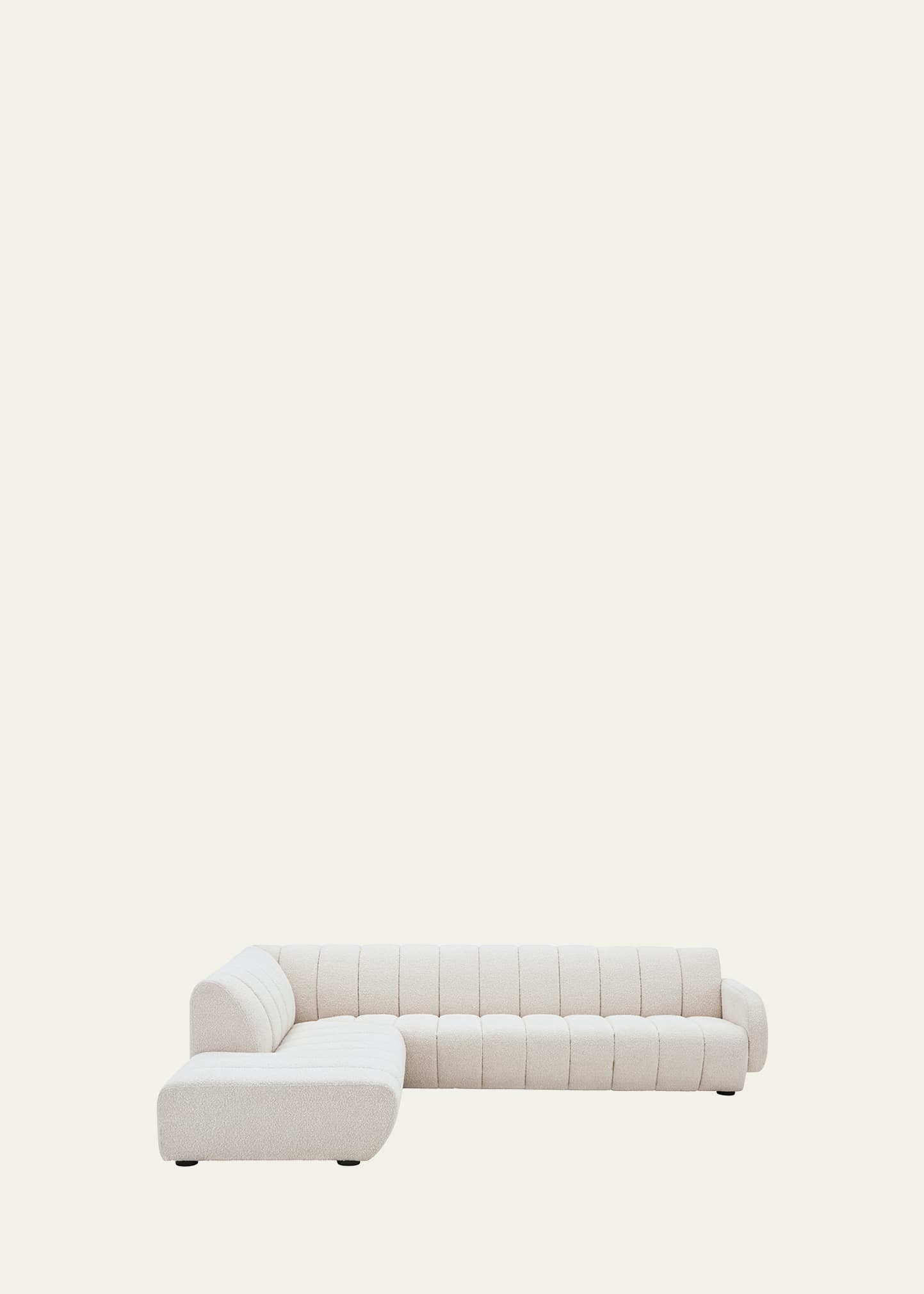 Jonathan Adler Brigitte Left-arm Facing Sectional, Olympus Oatmeal In Natural