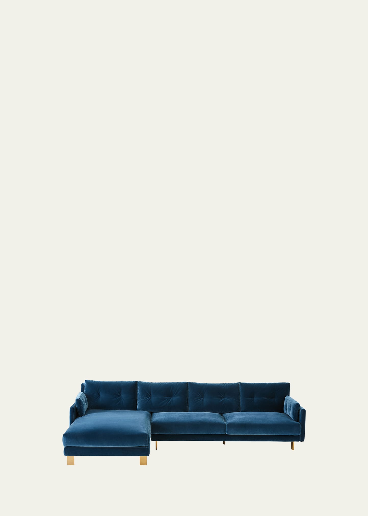Jonathan Adler Raf Malibu Sectional In Blue