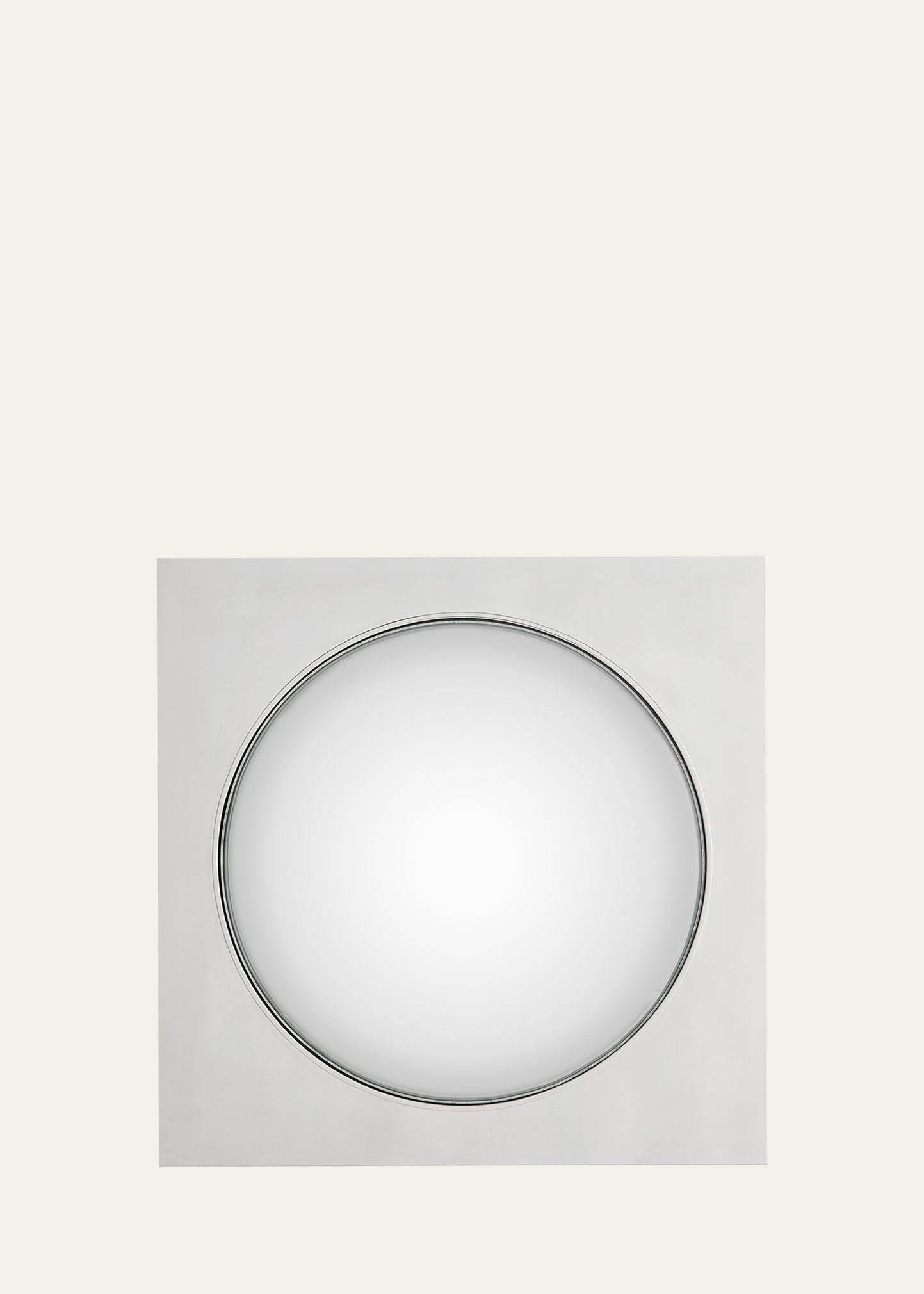 Shop Jonathan Adler Globo Convex Mirror In Silver