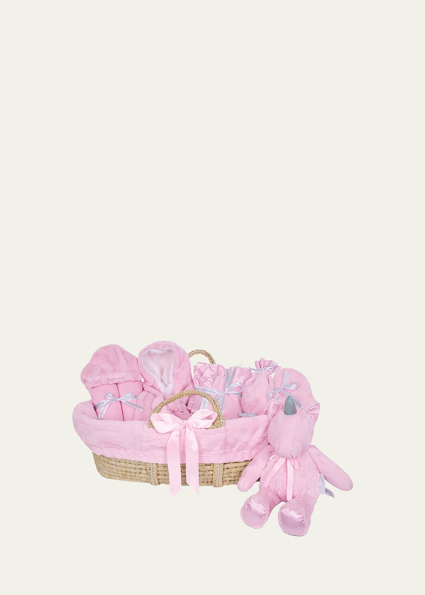 Girl's Luxury Plush Gift Basket Set
