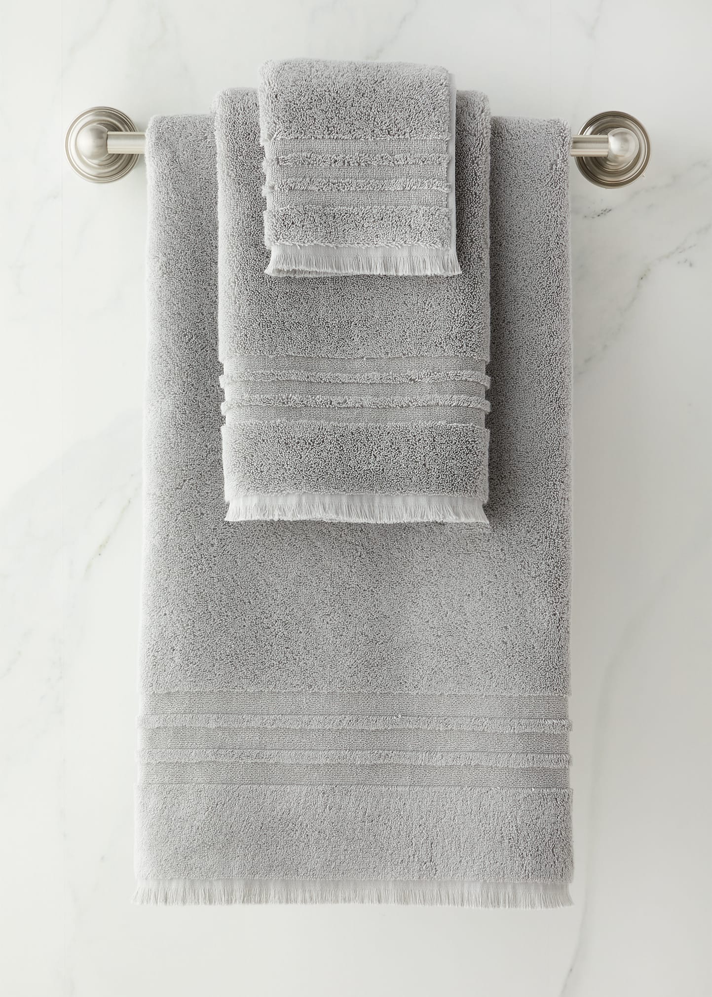 Kassatex Mercer Wash Towel In Grey