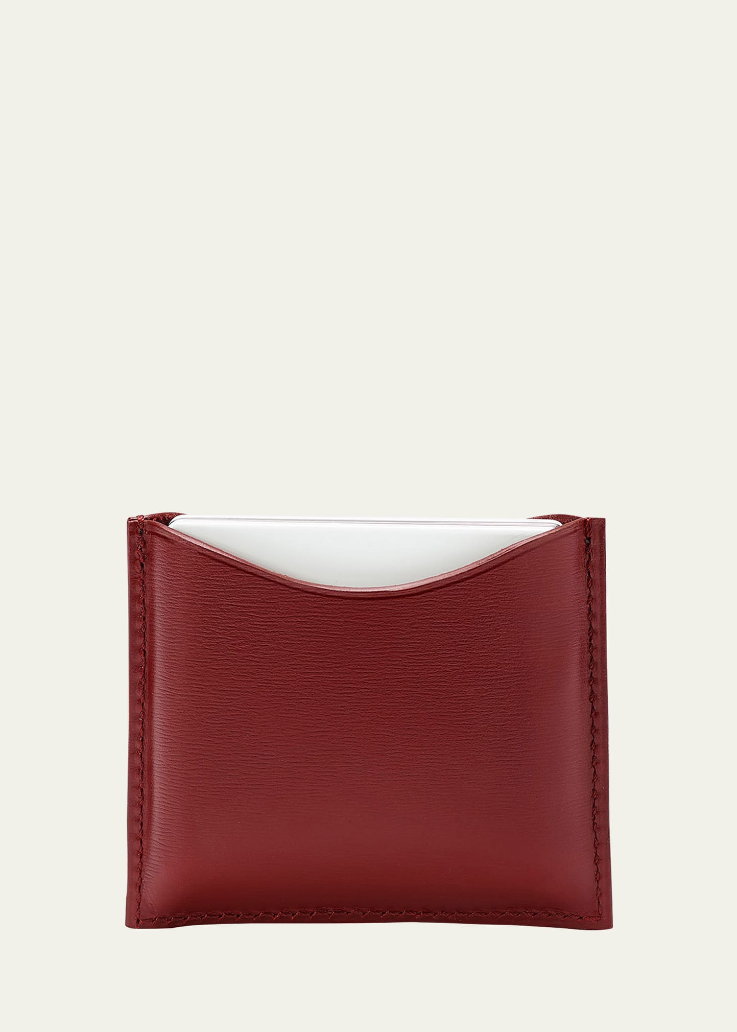 La Bouche Rouge Refillable Leather Compact Case