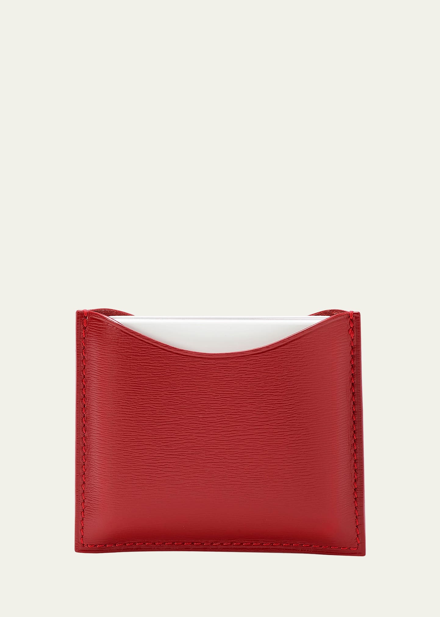 La Bouche Rouge Refillable Leather Compact Case