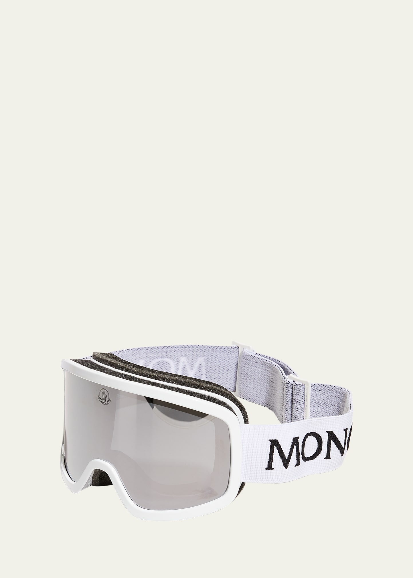 Moncler Terrabeam Snow Goggles In 21c White/grey
