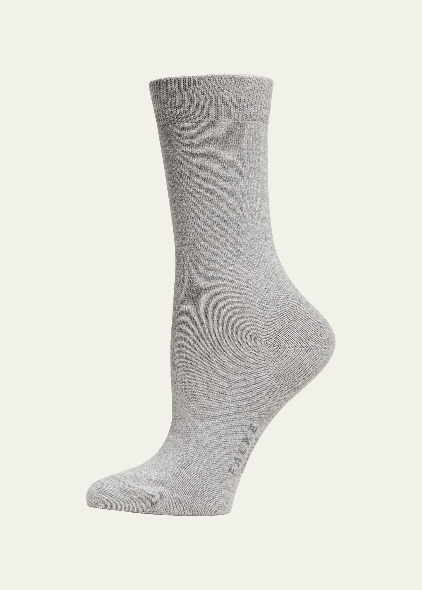 Shop Falke Family Sustainable Socks In Light Grey