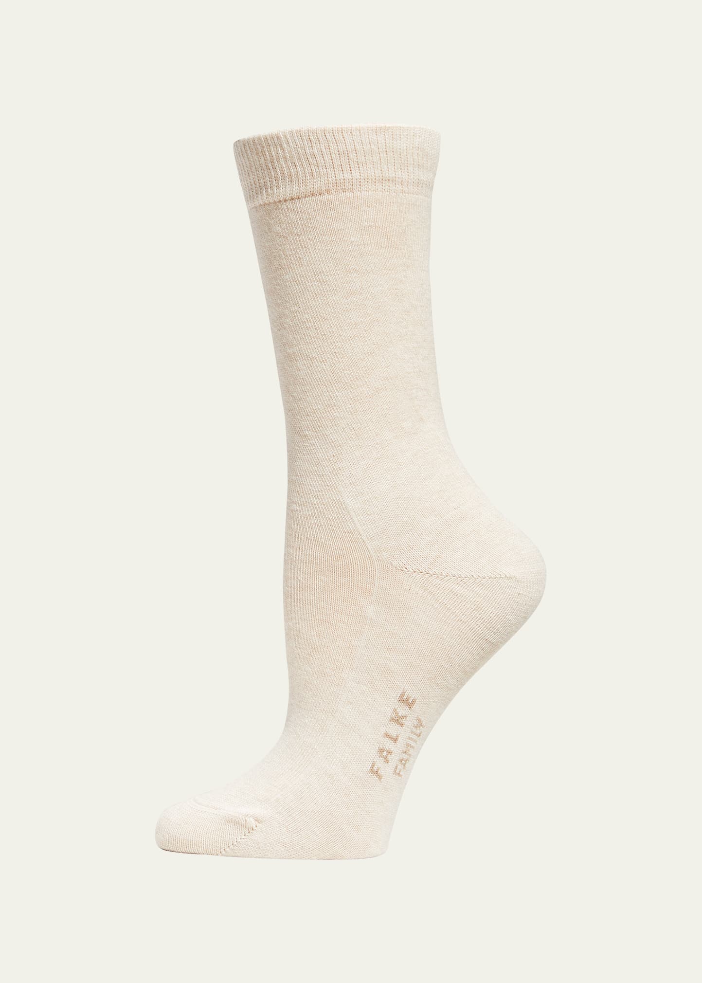 Falke Family Sustainable Cotton Blend Socks In Sand