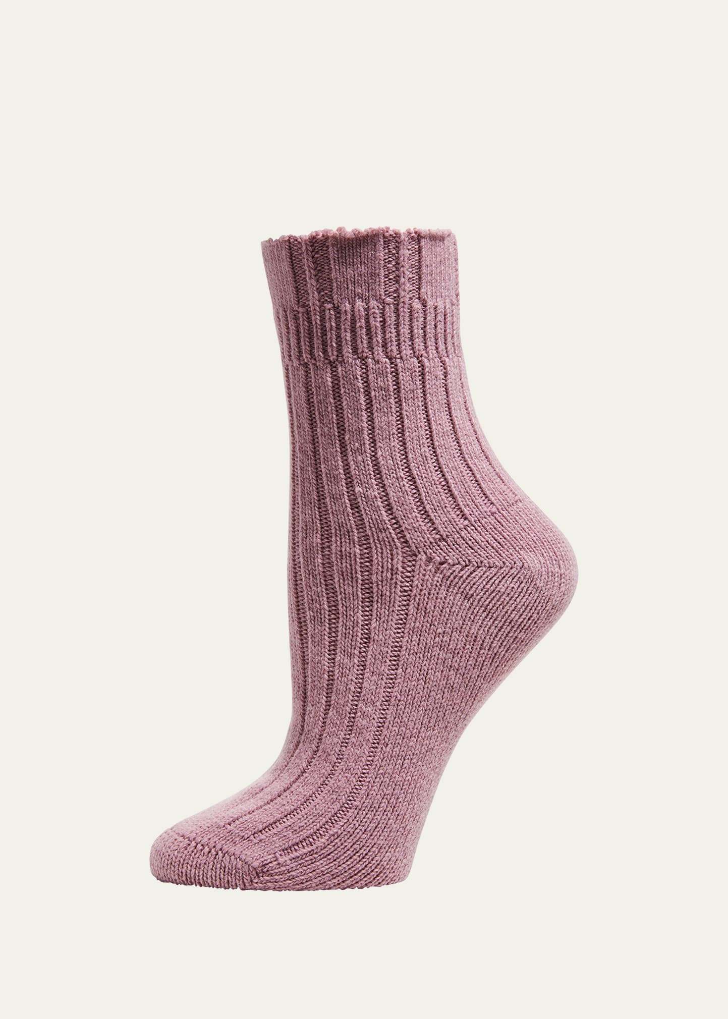Shop Falke Bedsock Ribbed Socks In Brick