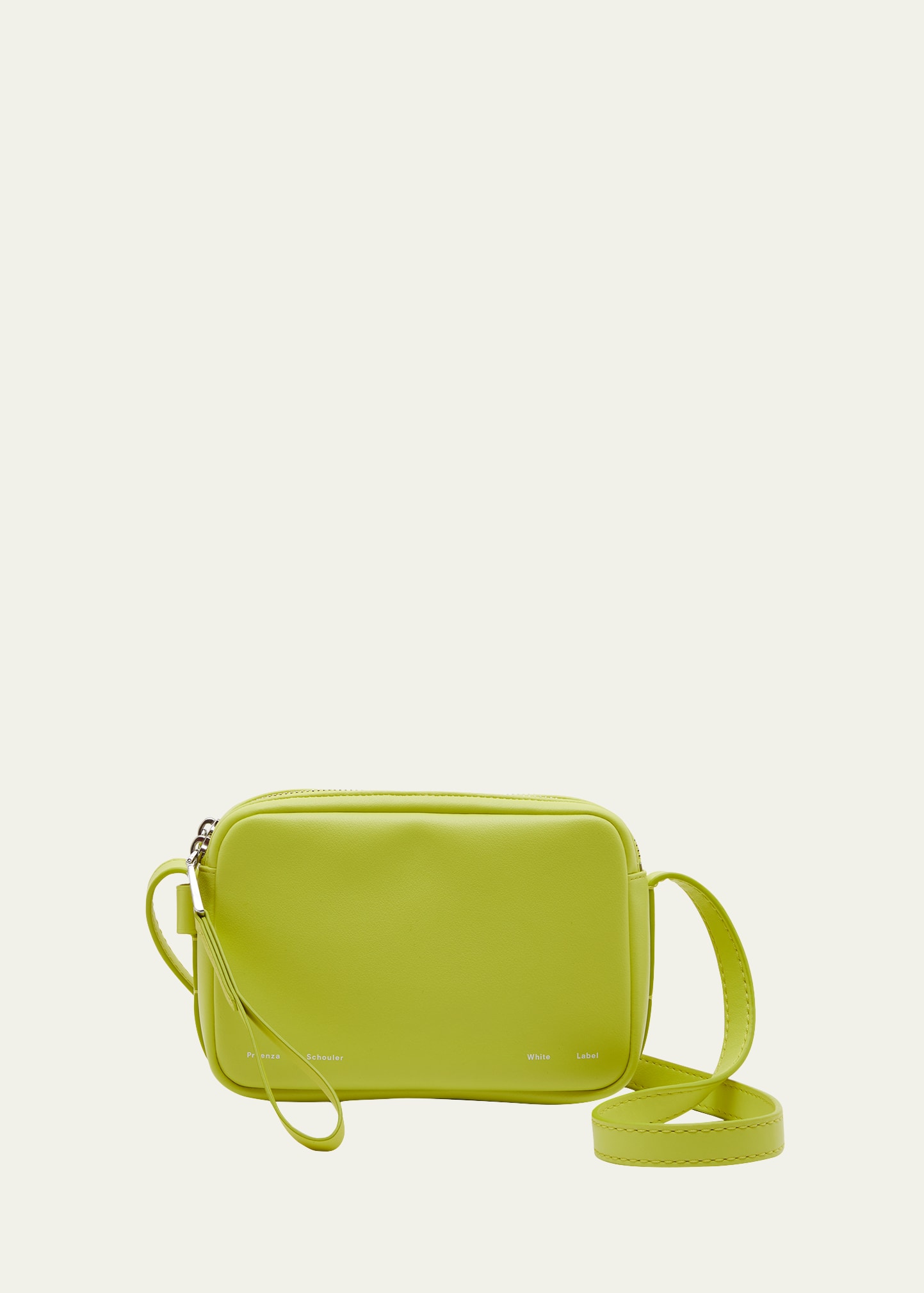 Proenza Schouler White Label Watts Leather Camera Shoulder Bag In 322 Lime