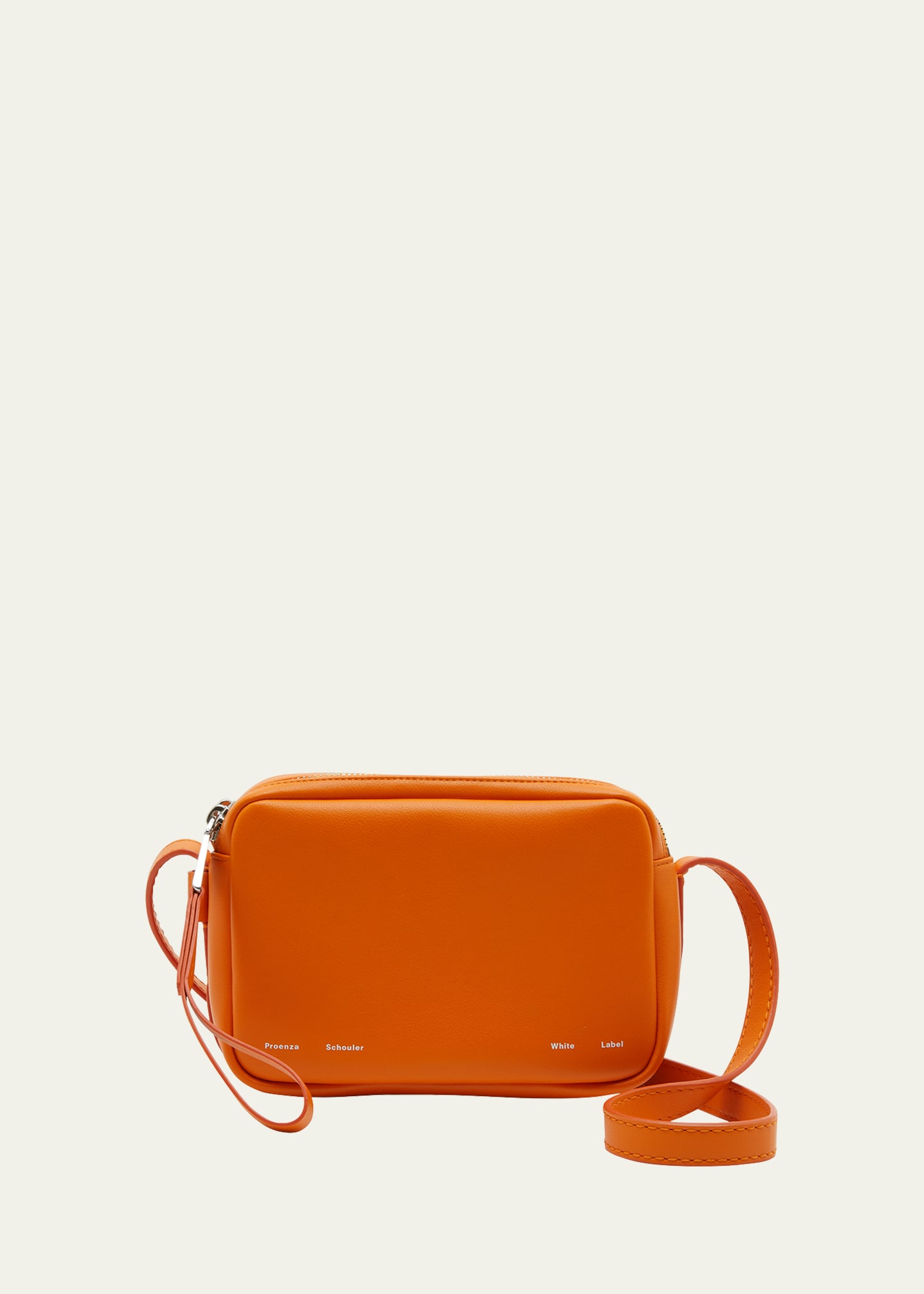 Proenza Schouler White Label Watts Leather Camera Shoulder Bag In 810 Tangerine