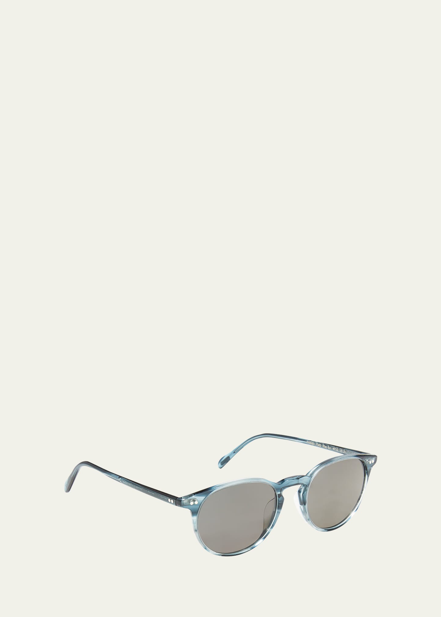 Riley Round Acetate Sunglasses