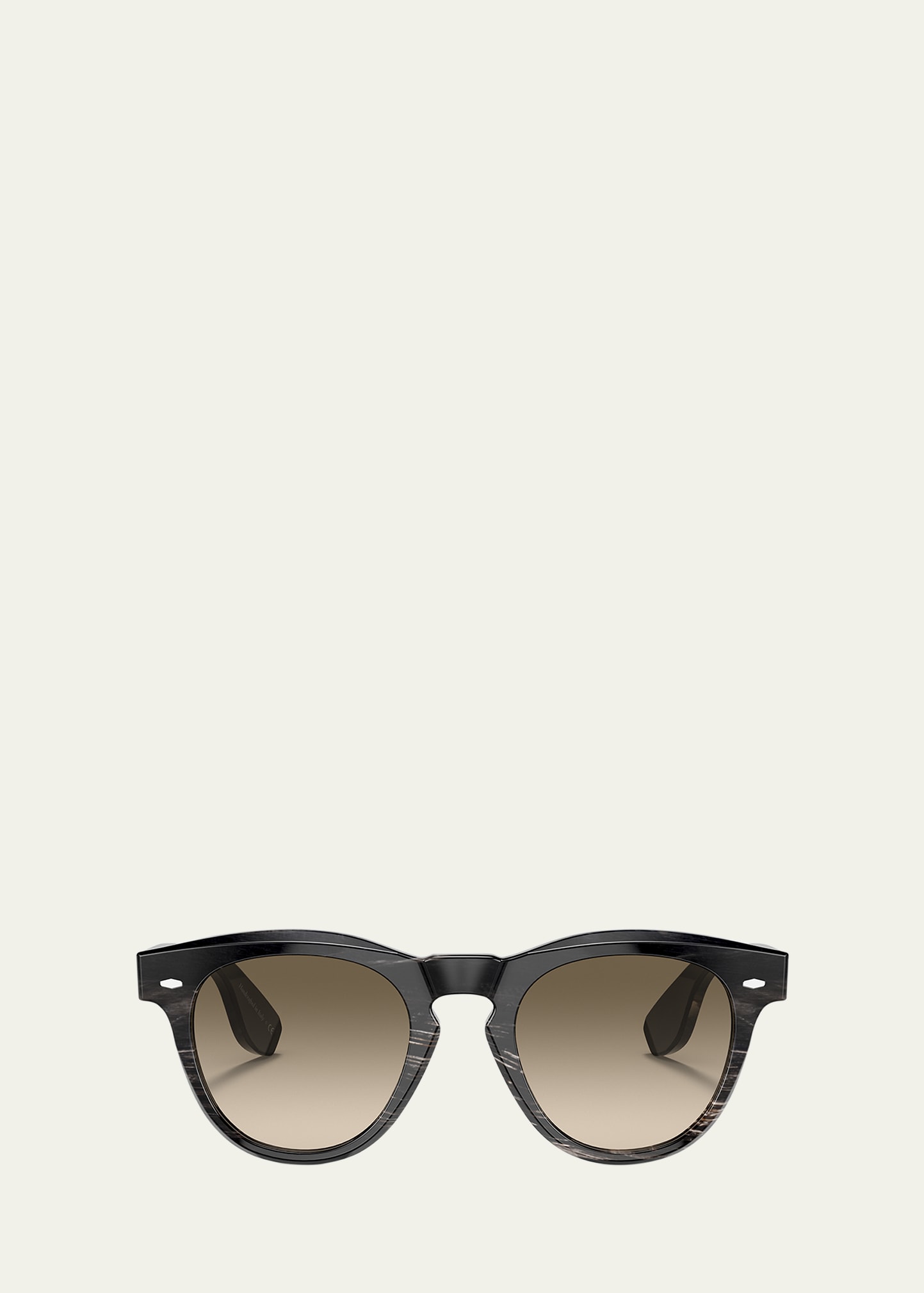 Men's Nino Round Gradient Sunglasses