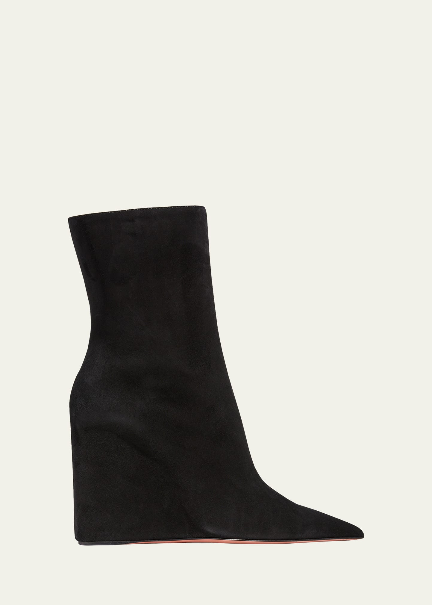 Amina Muaddi Pernille 95mm Pointed Wedge Booties