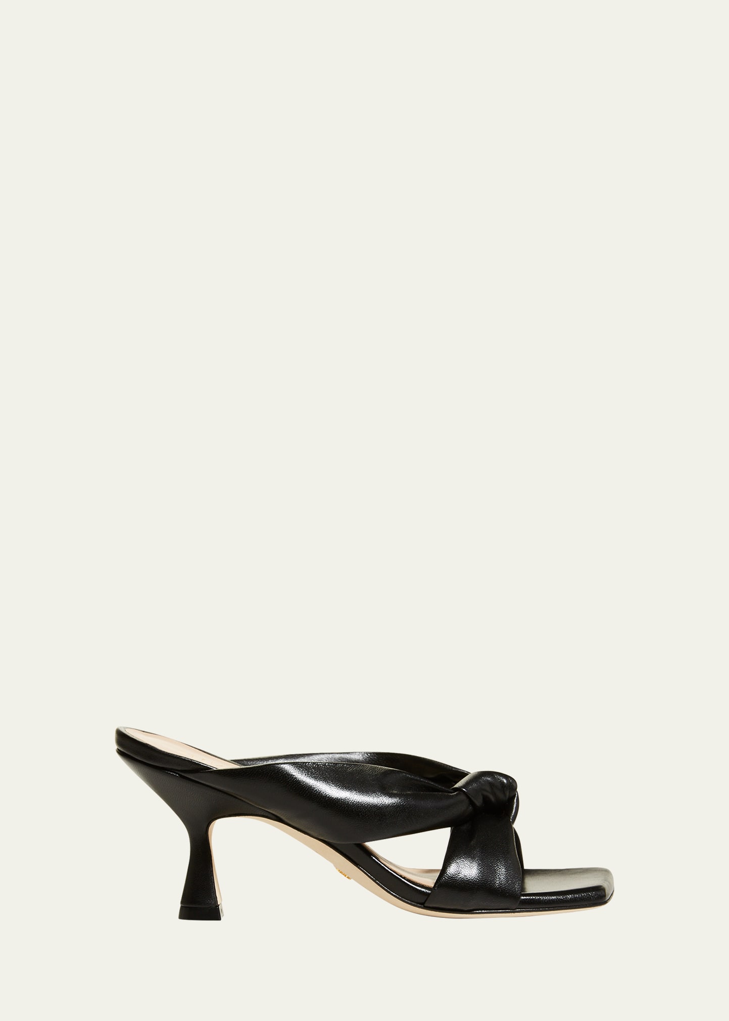 Stuart Weitzman Playa Knot Kitten Heel Sandals Smart Closet